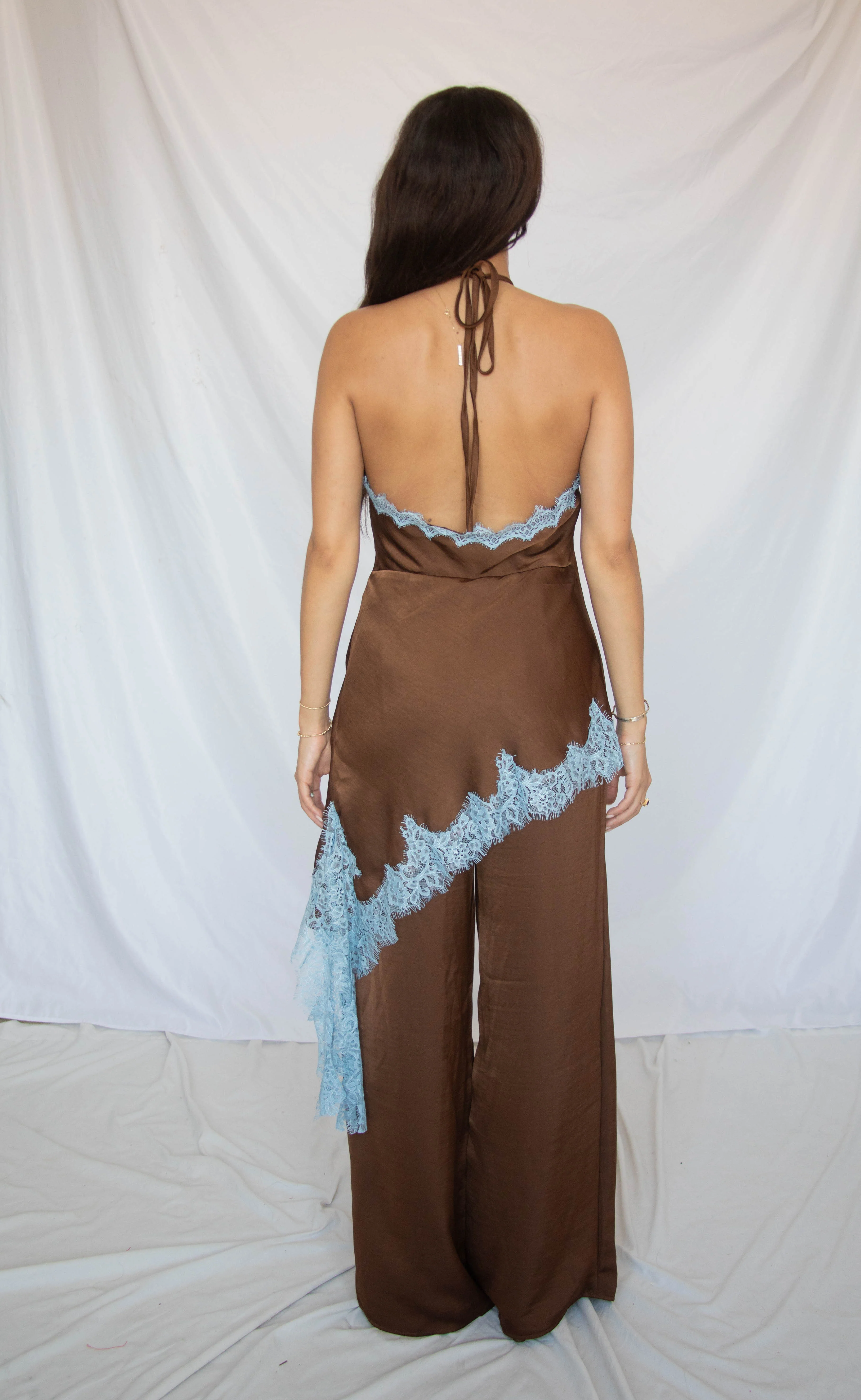 a night to remember satin jumpsuit - Image 3