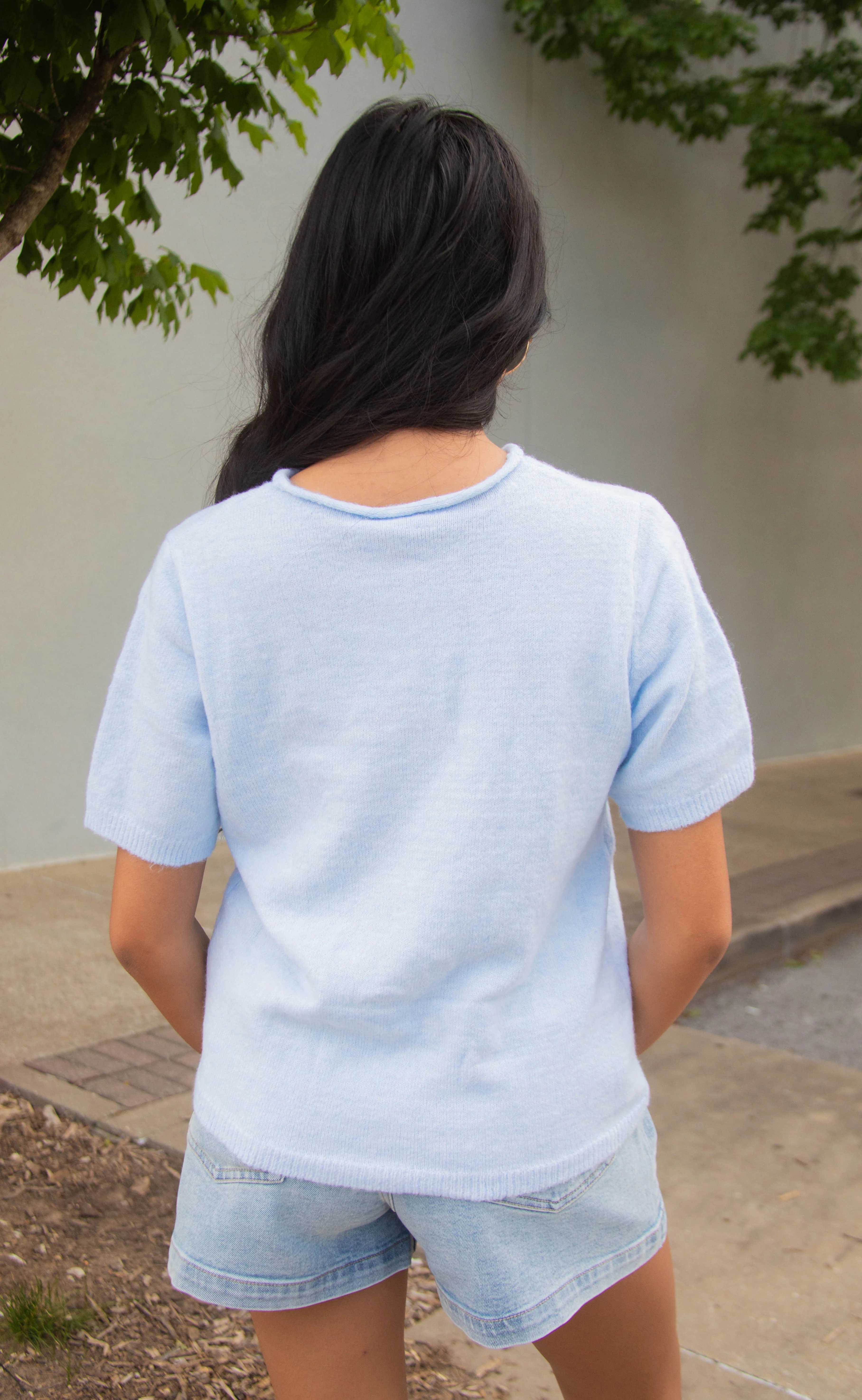 all my love cardigan - baby blue - Image 3