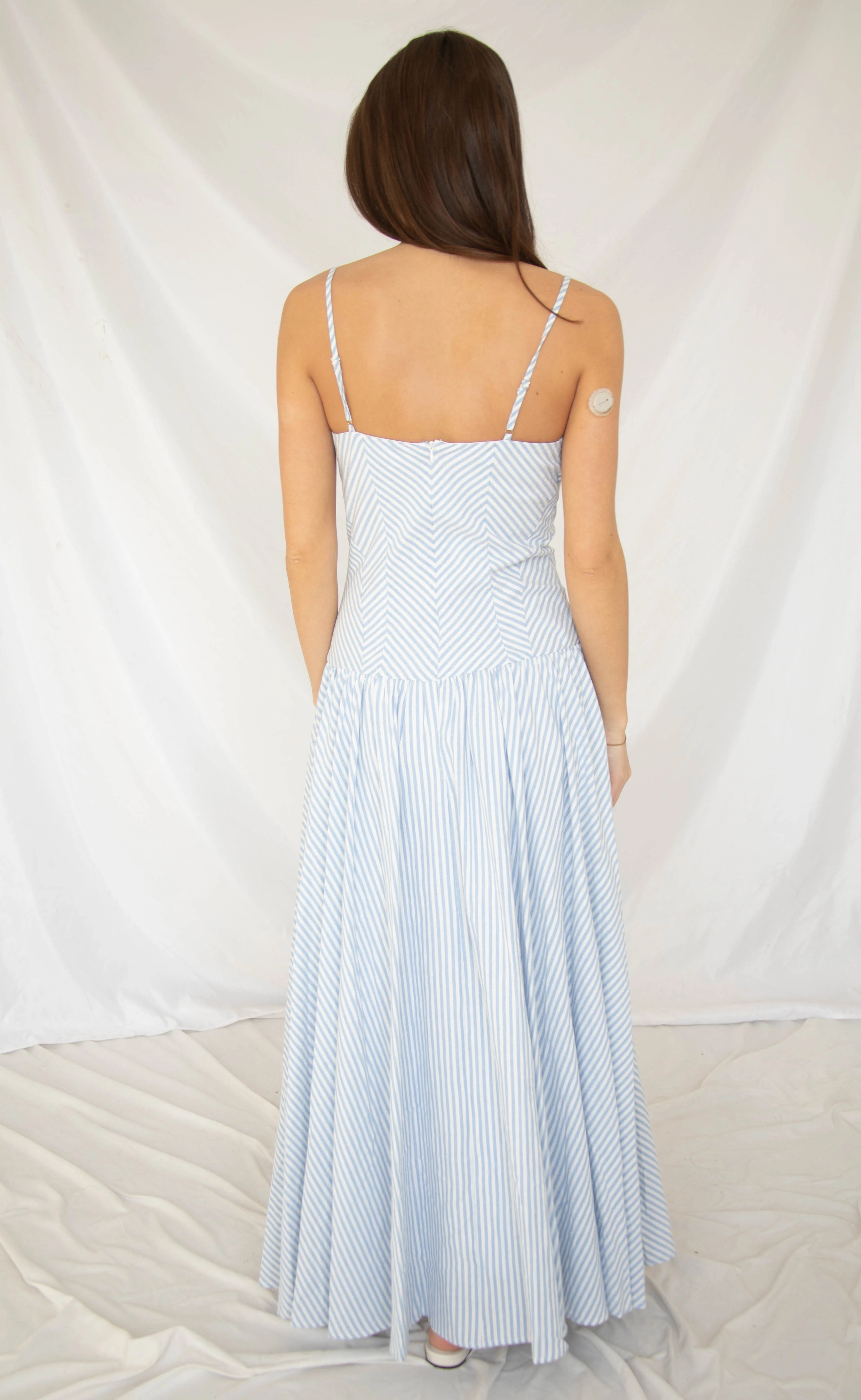 all of my love striped maxi dress - Image 3