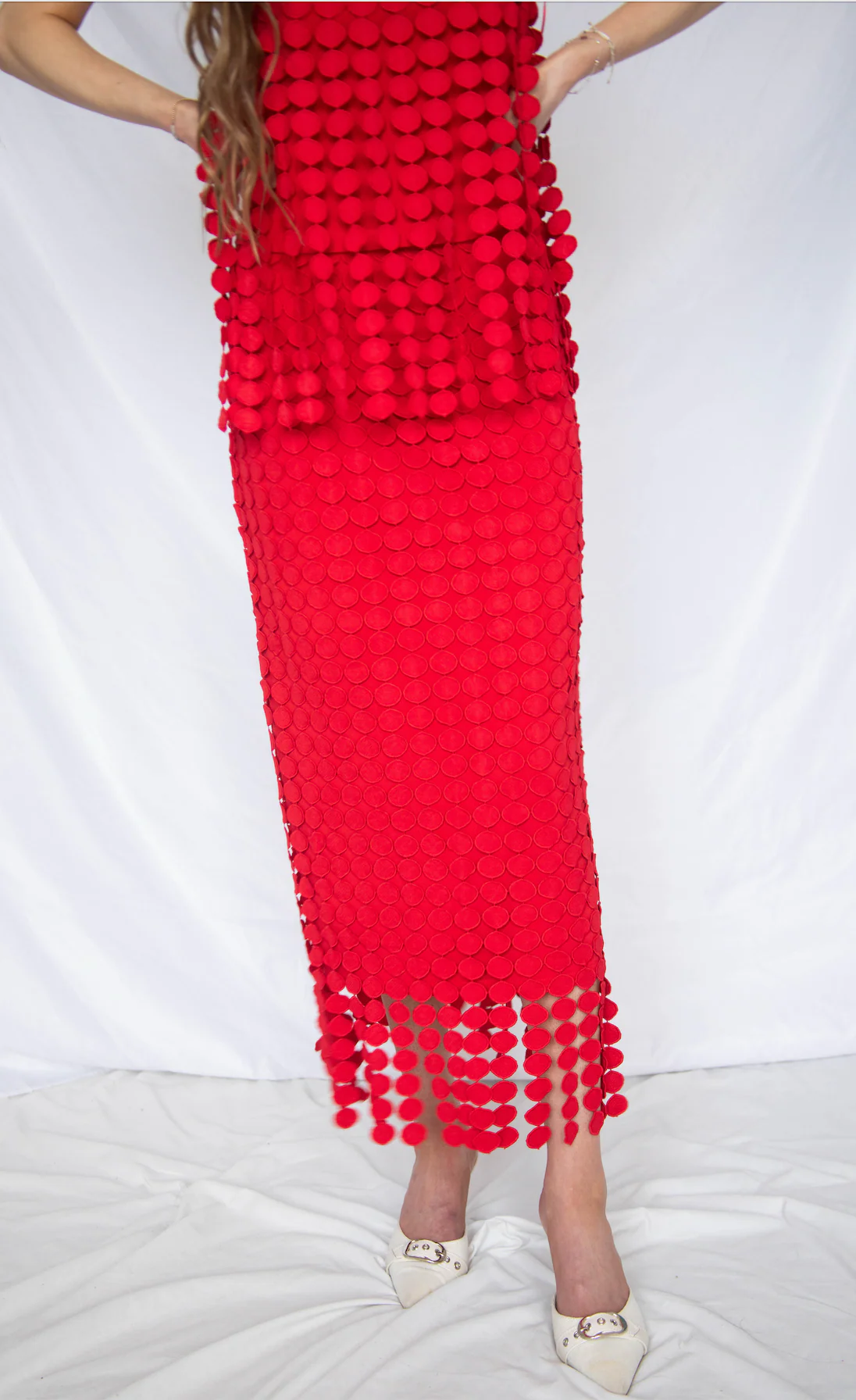 all together red fringe set - Image 3