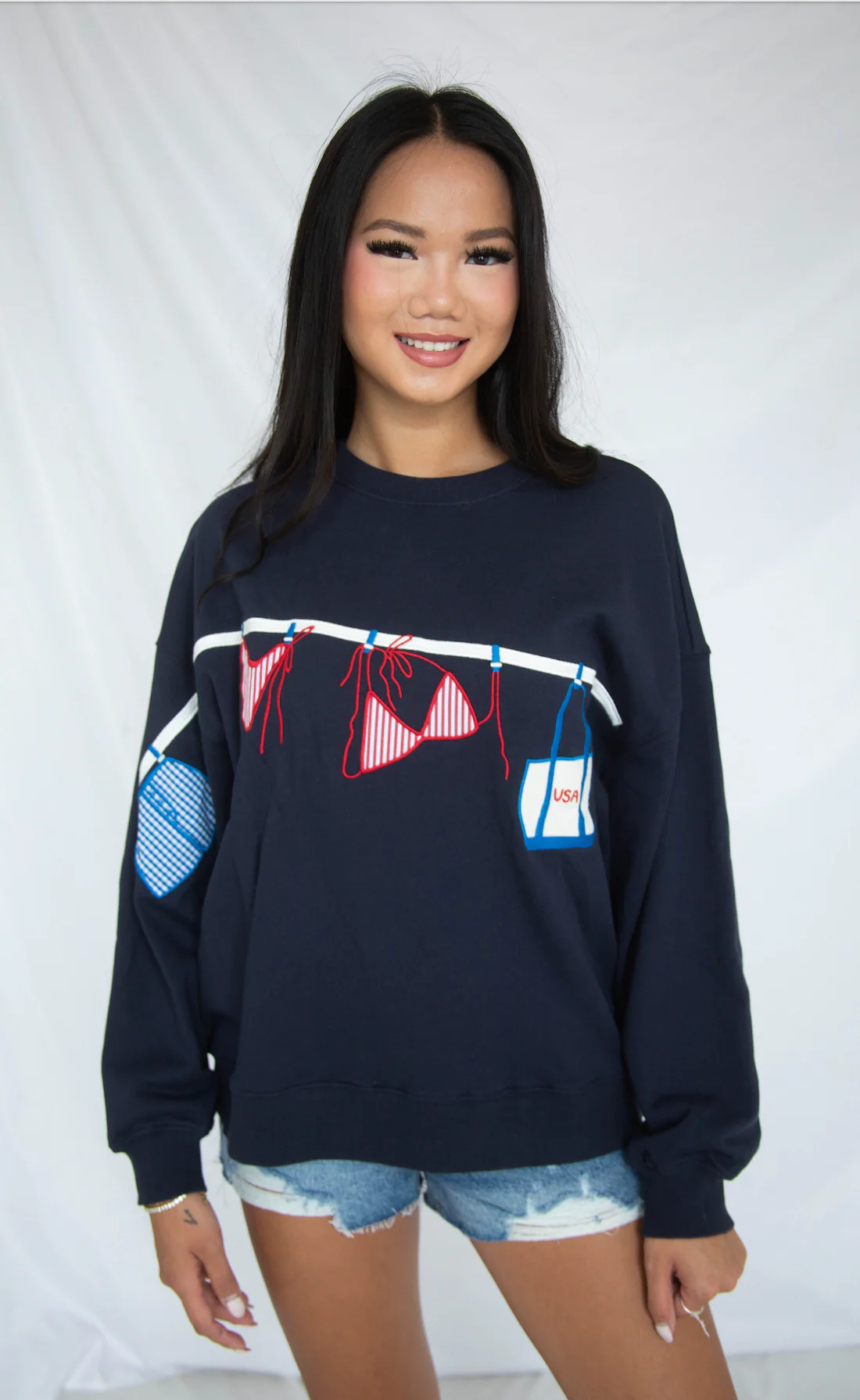 americana line sweatshirt - Image 3
