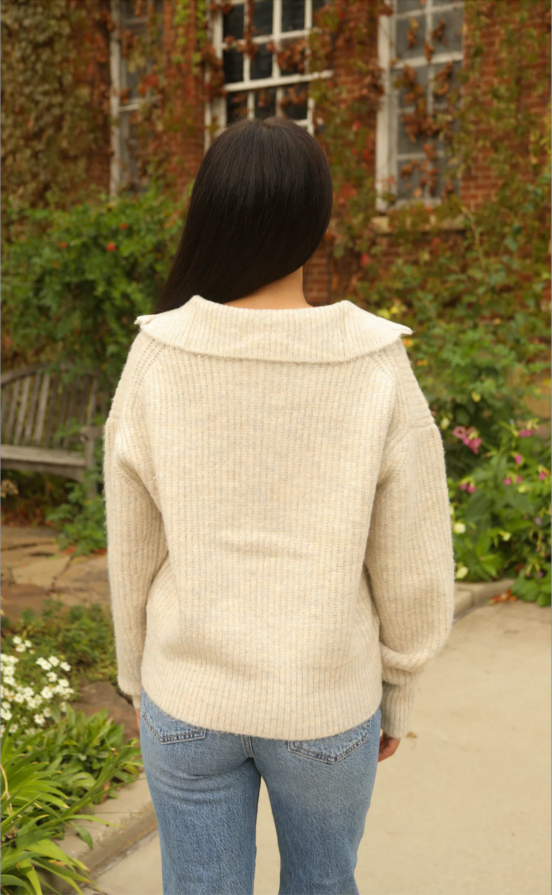 anything but ordinary half zip sweater - Image 3