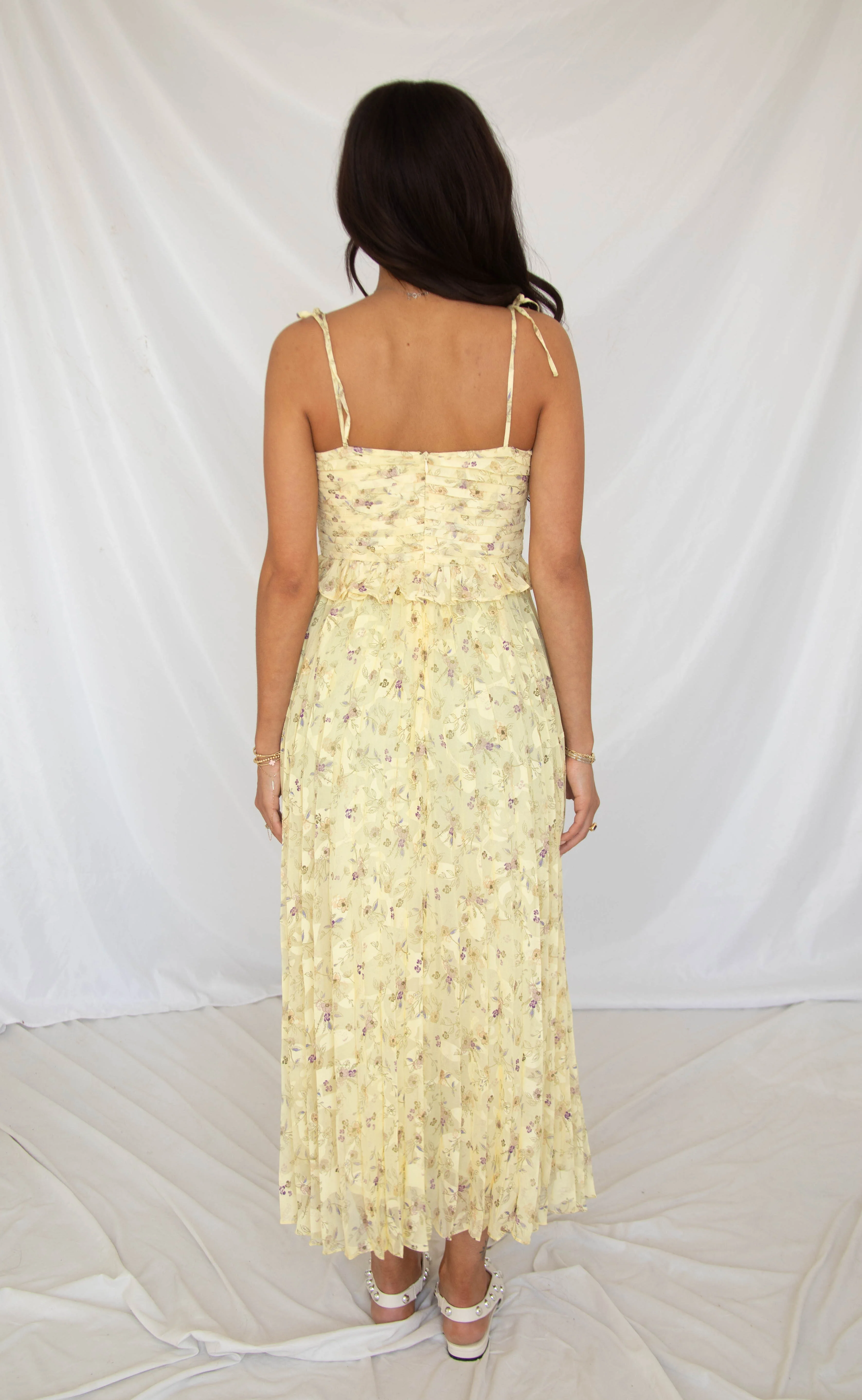 astr: emerys dress - yellow floral - Image 3
