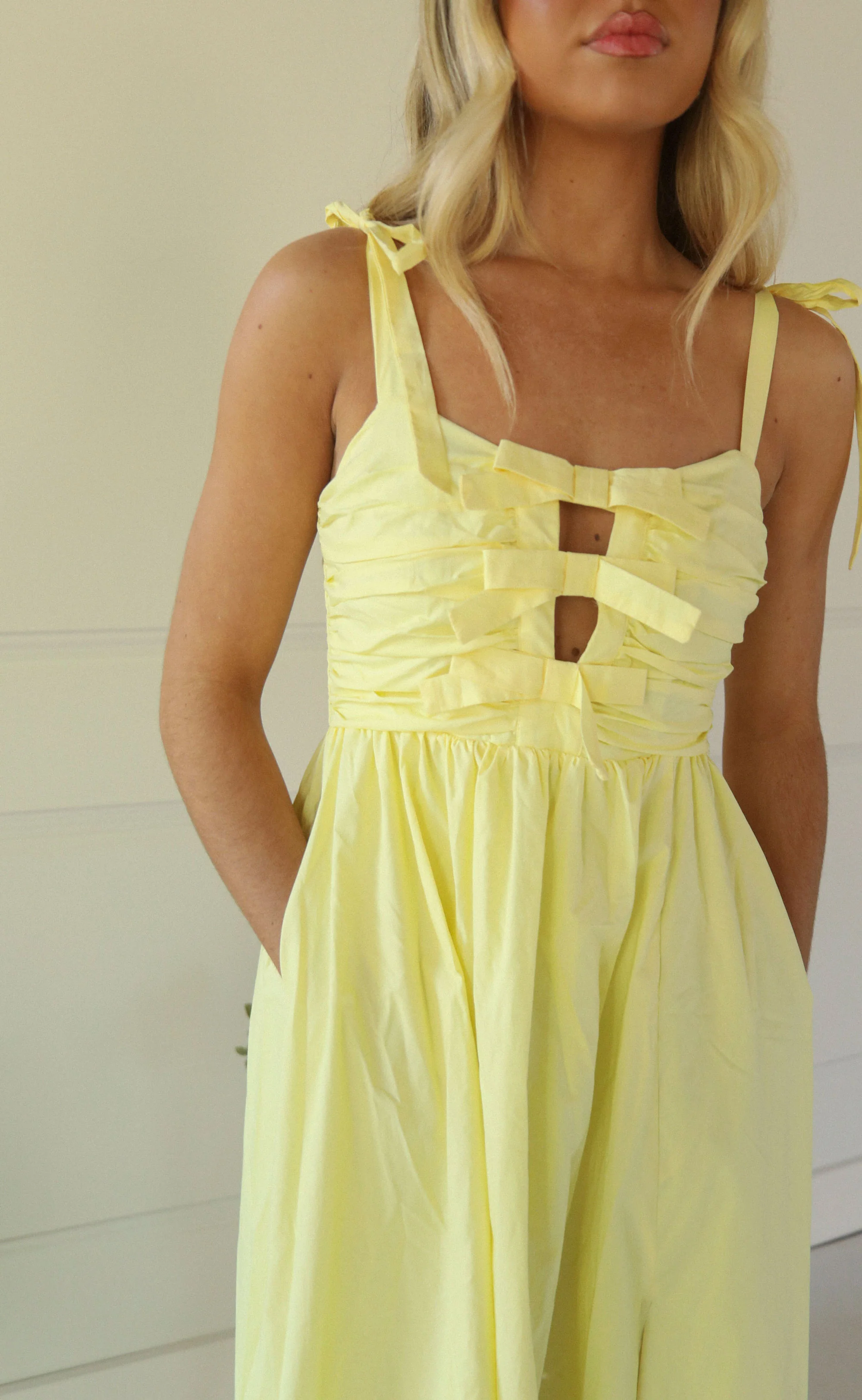 astr: helia dress - lemon - Image 2