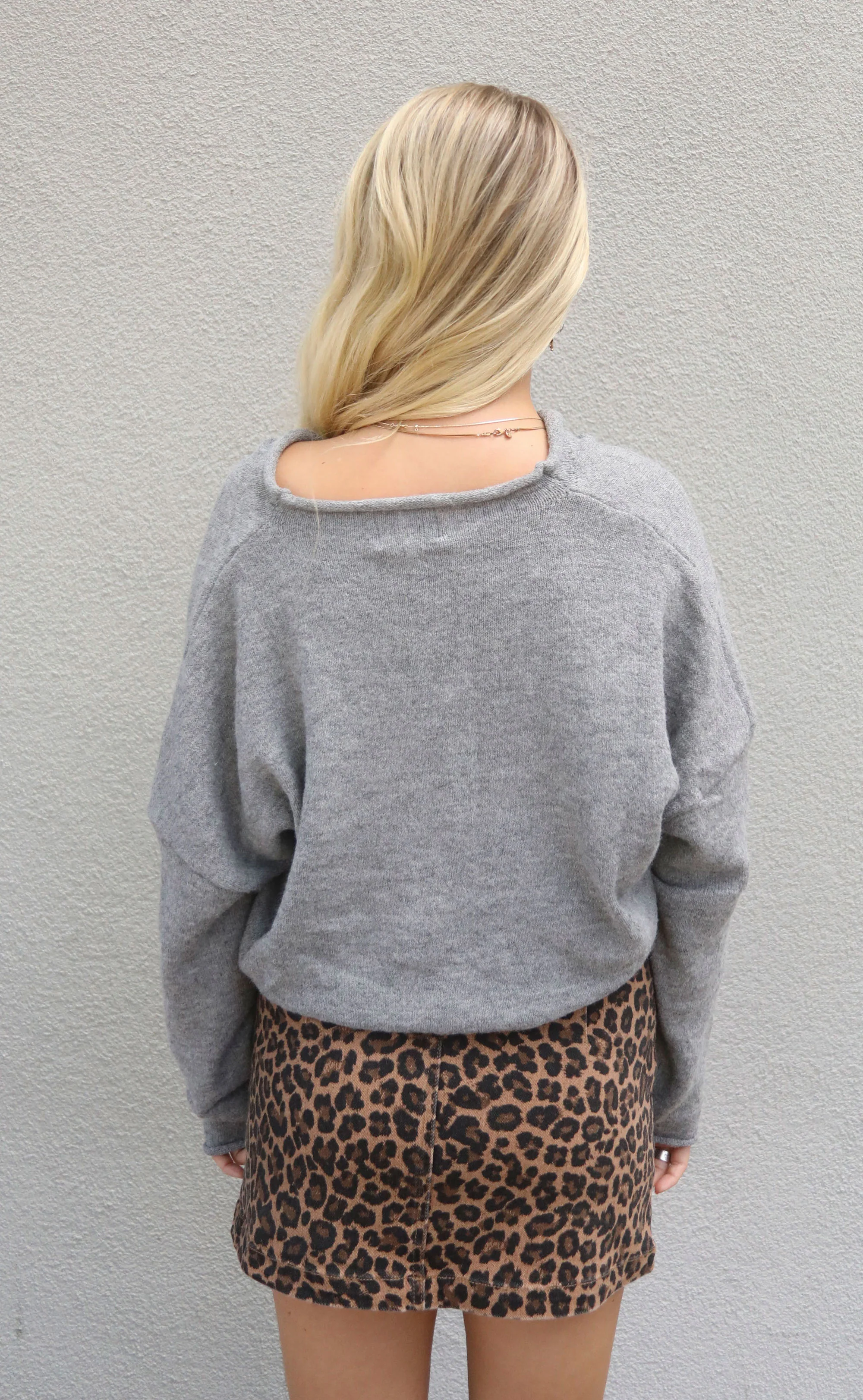 beat of your heart cardigan - grey - Image 2