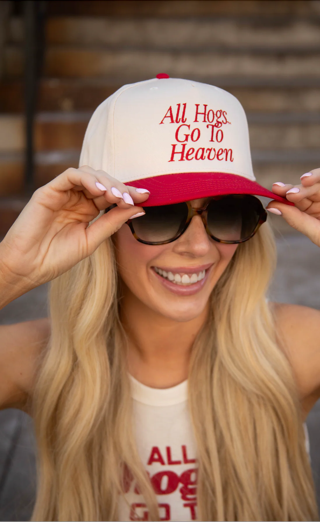 charlie southern: all hogs go to heaven trucker hat - Image 2