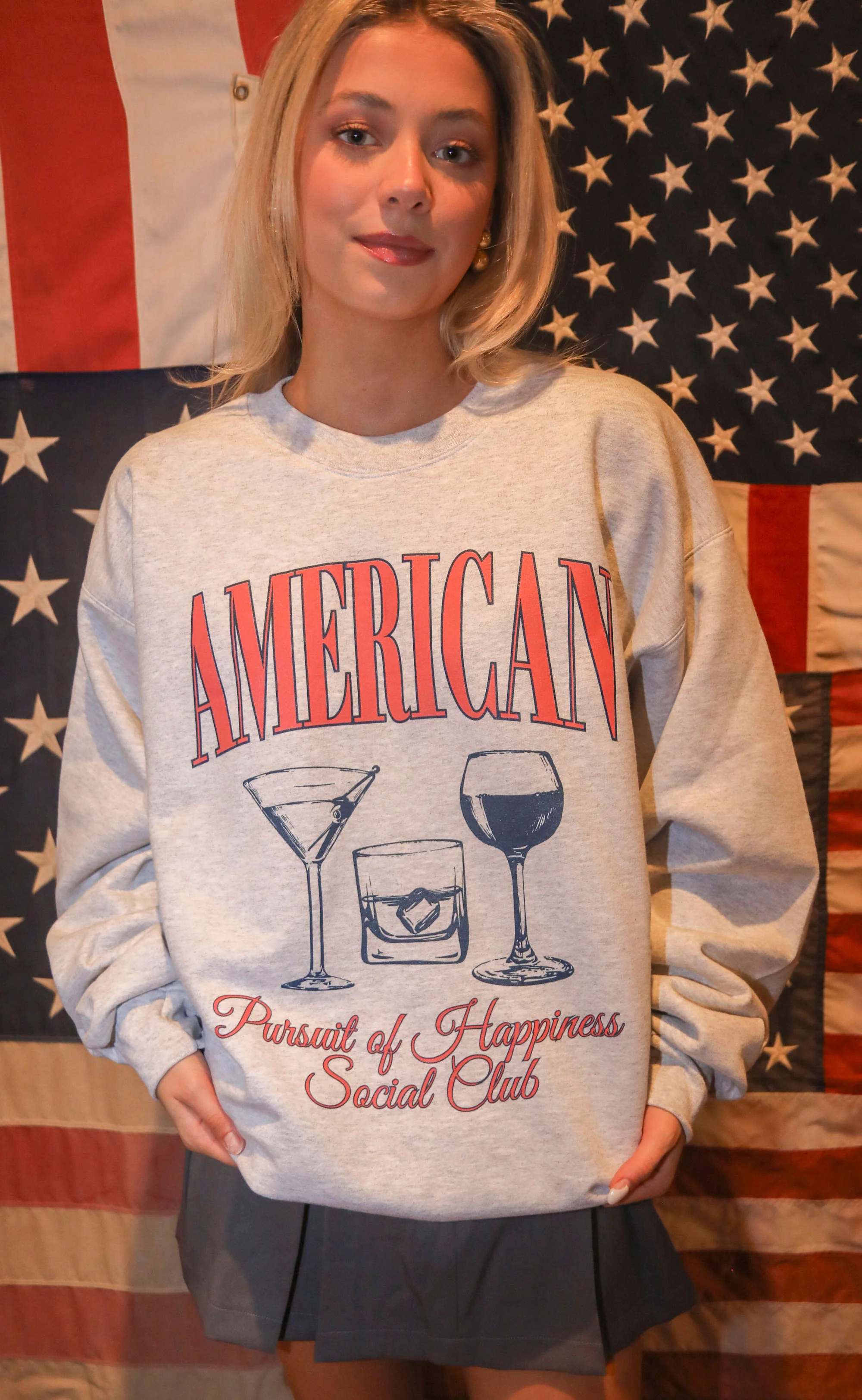 charlie southern: american pursuit of happiness sweatshirt