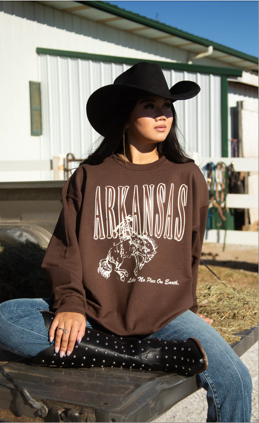 charlie southern: arkansas like no place on earth sweatshirt