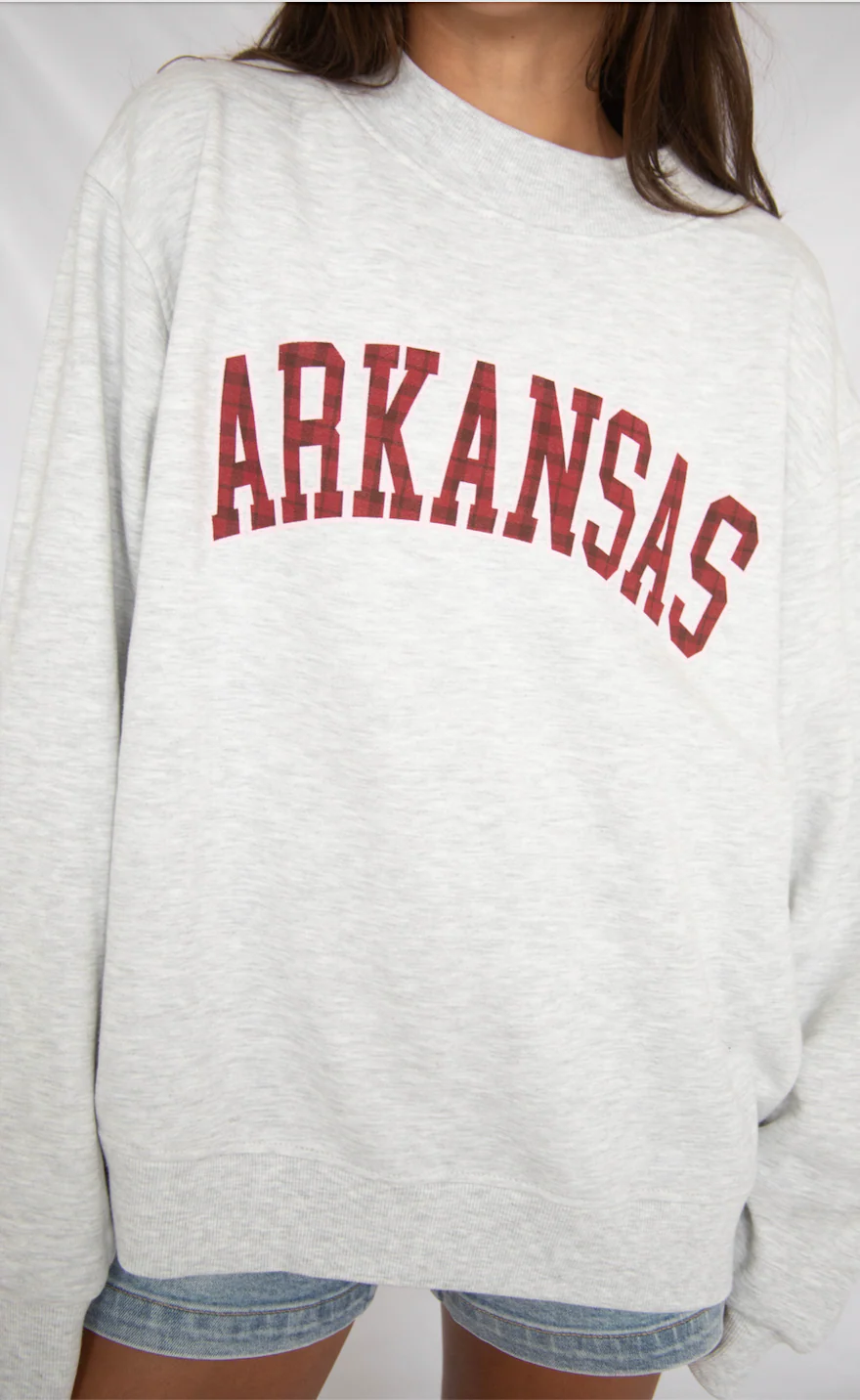 charlie southern: arkansas mock neck - red plaid - Image 2