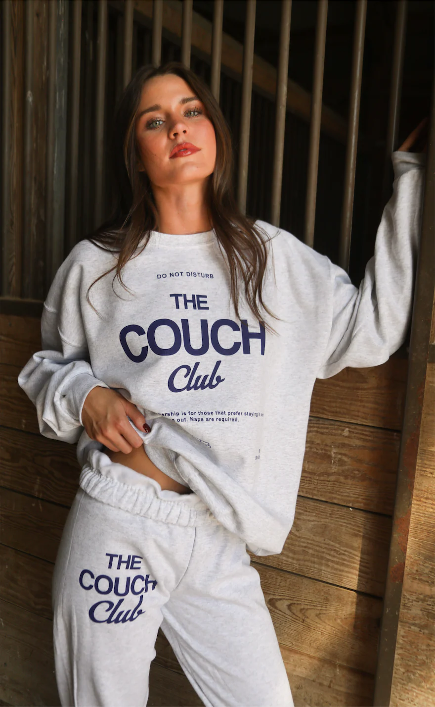 charlie southern: couch club sweatshirt - ash - Image 2