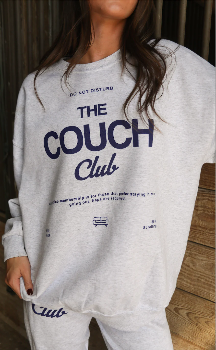 charlie southern: couch club sweatshirt - ash - Image 3