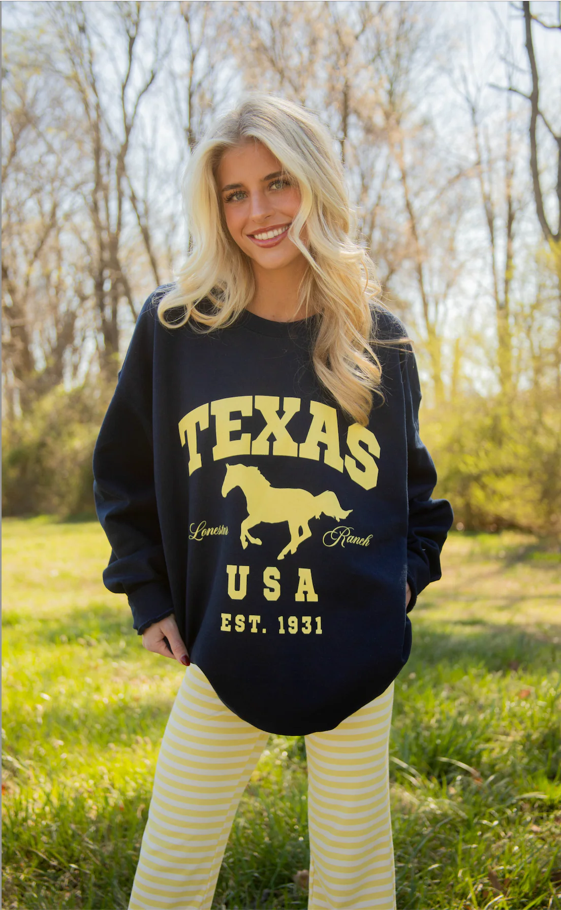 charlie southern: texas lonestar ranch sweatshirt