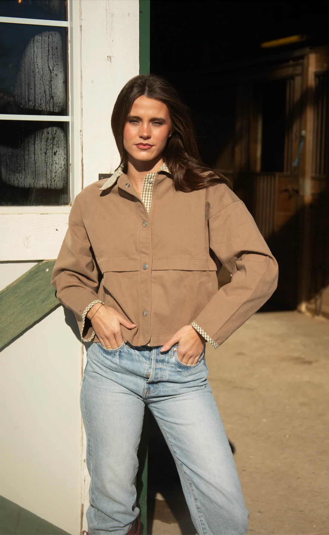 cross check barn jacket - Image 2