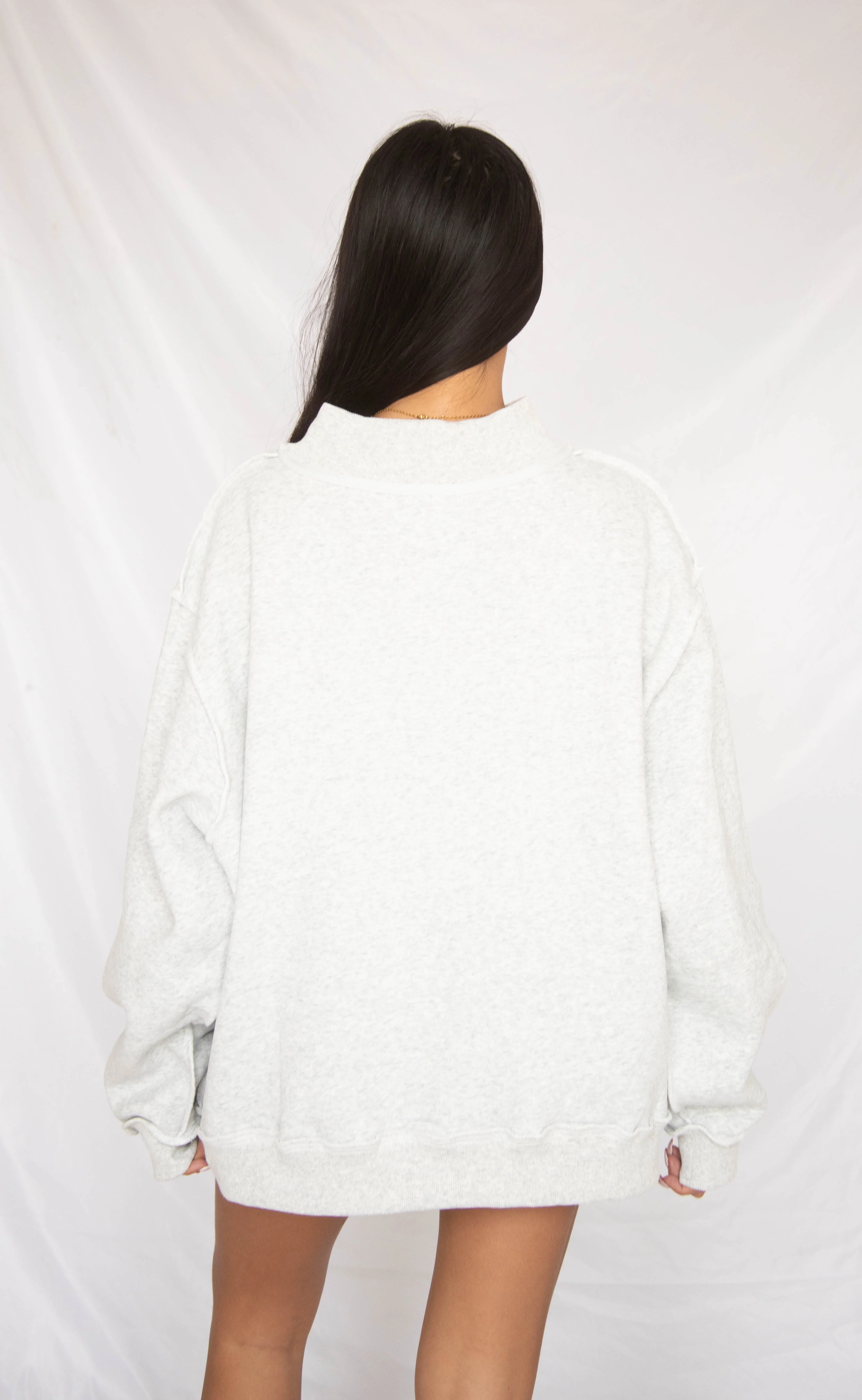 fayetteville reversible mock neck - grey - Image 4