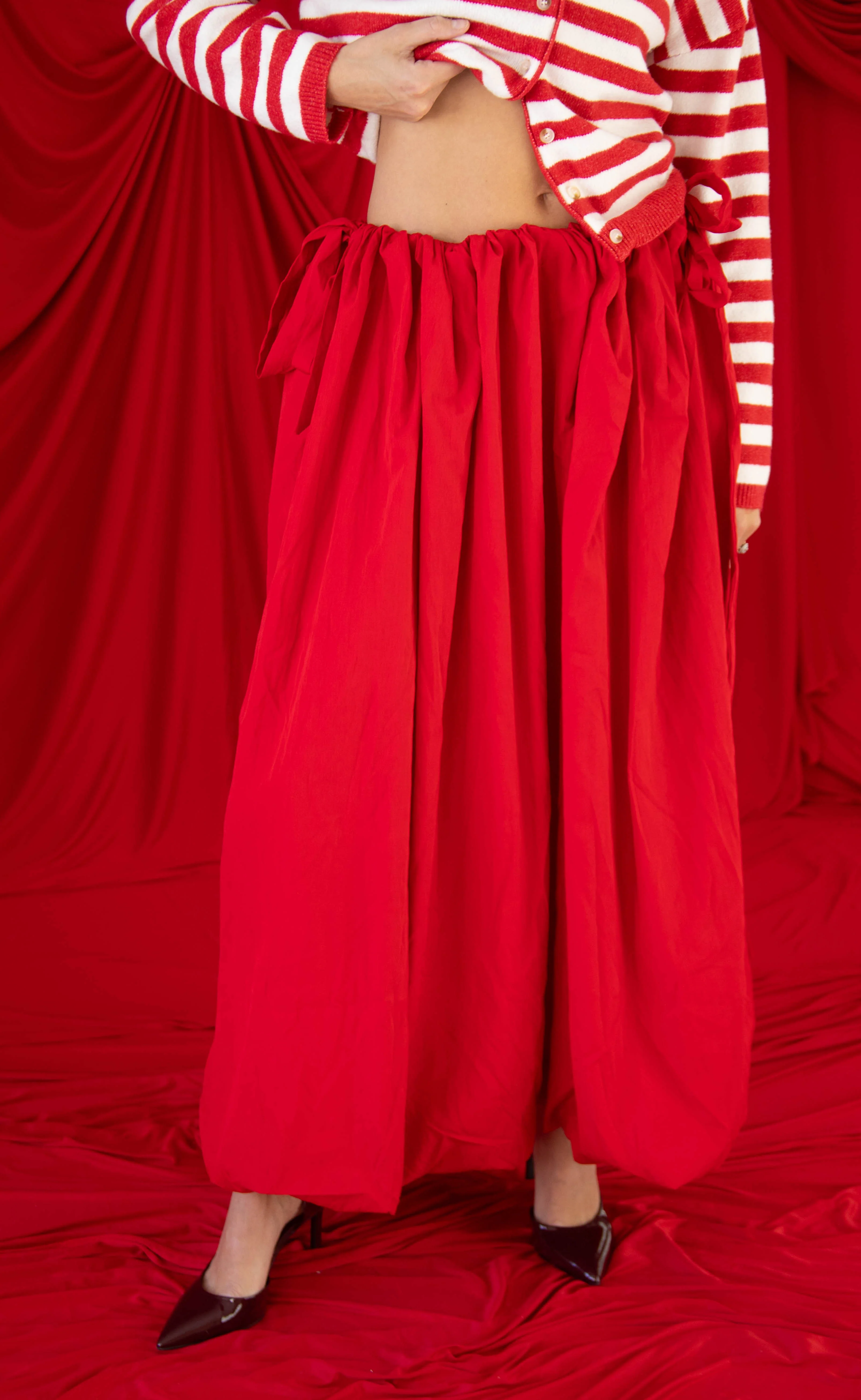firecracker flare maxi skirt - Image 2