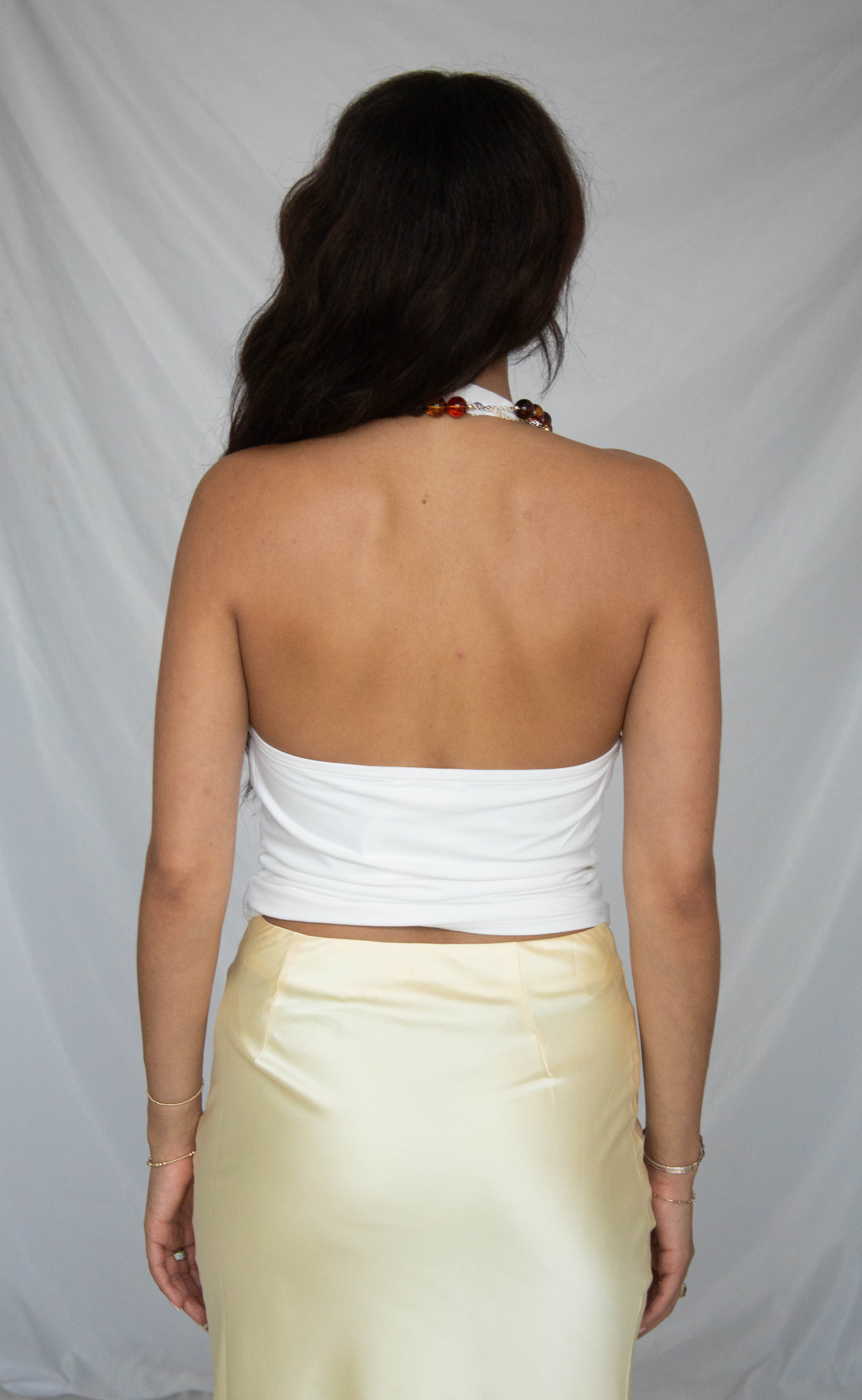 first glance cowl neck halter top - Image 3