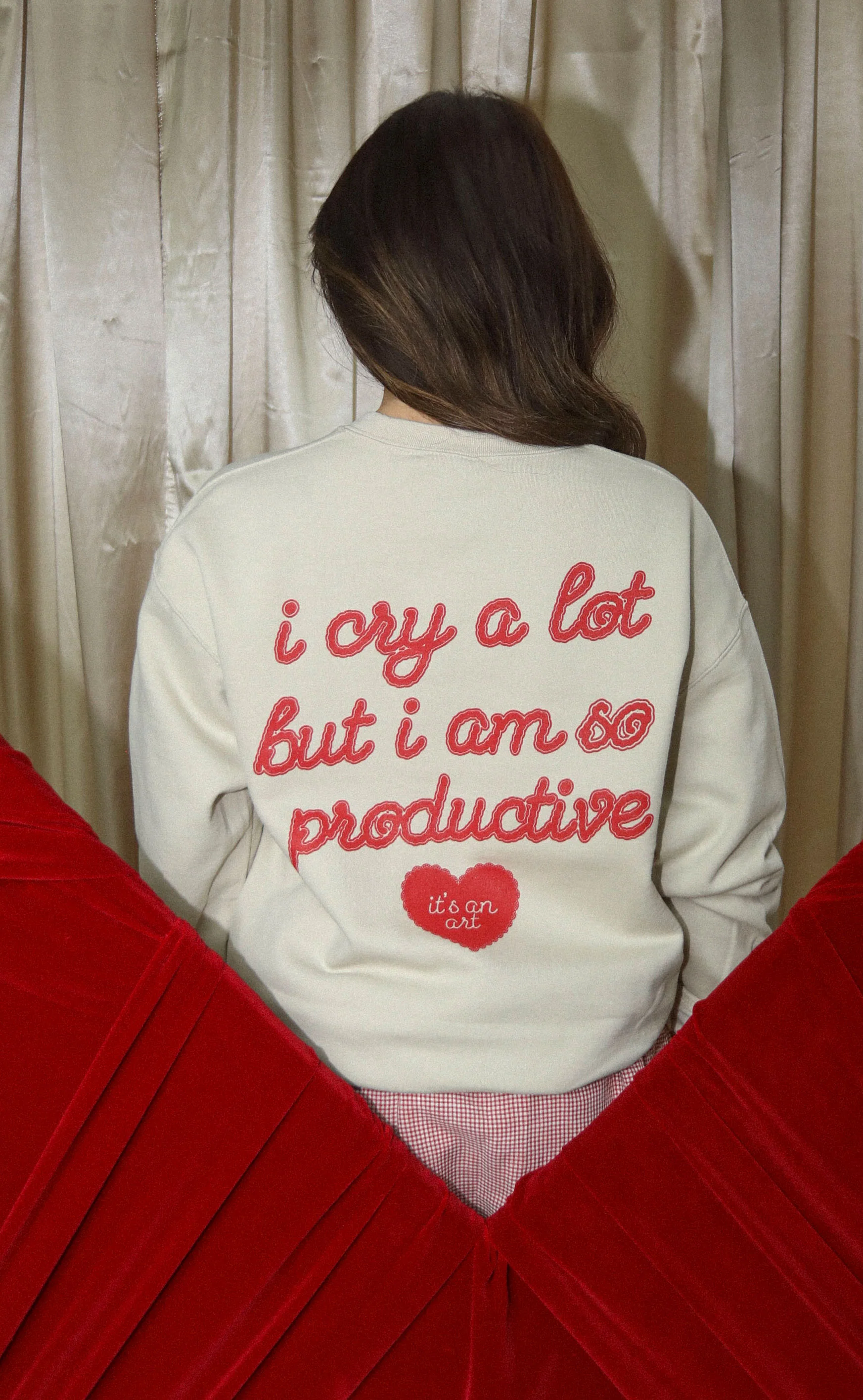 friday + saturday: broken heart sweatshirt - Image 5