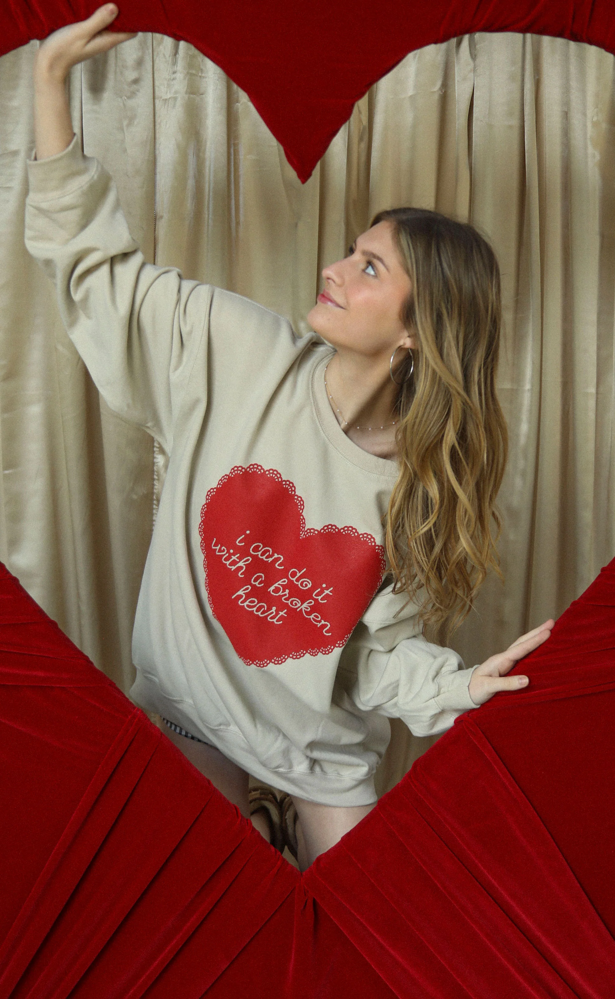 friday + saturday: broken heart sweatshirt - Image 7