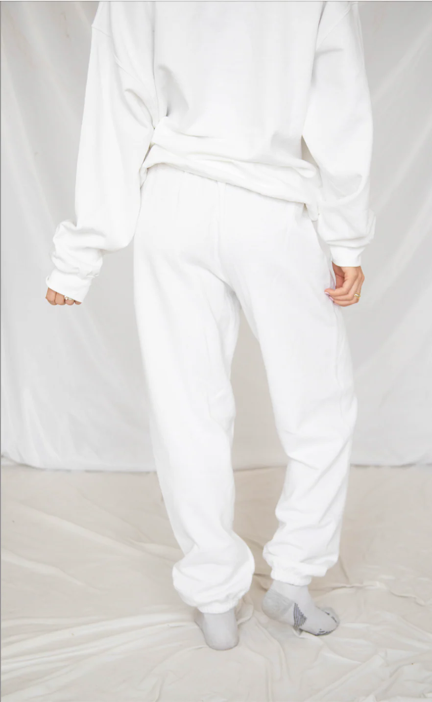 friday + saturday: classic mom sweatpants - pink - Image 3