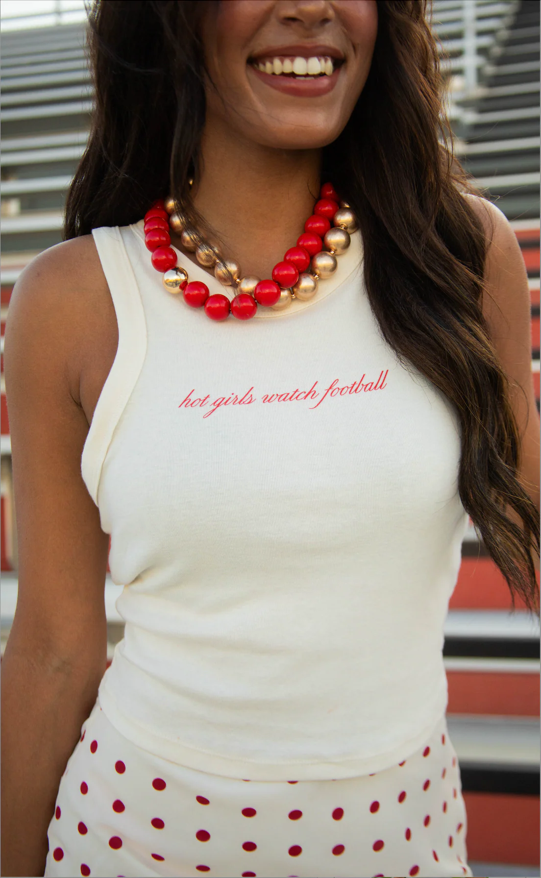 friday + saturday: hot girls watch football tank - Image 3