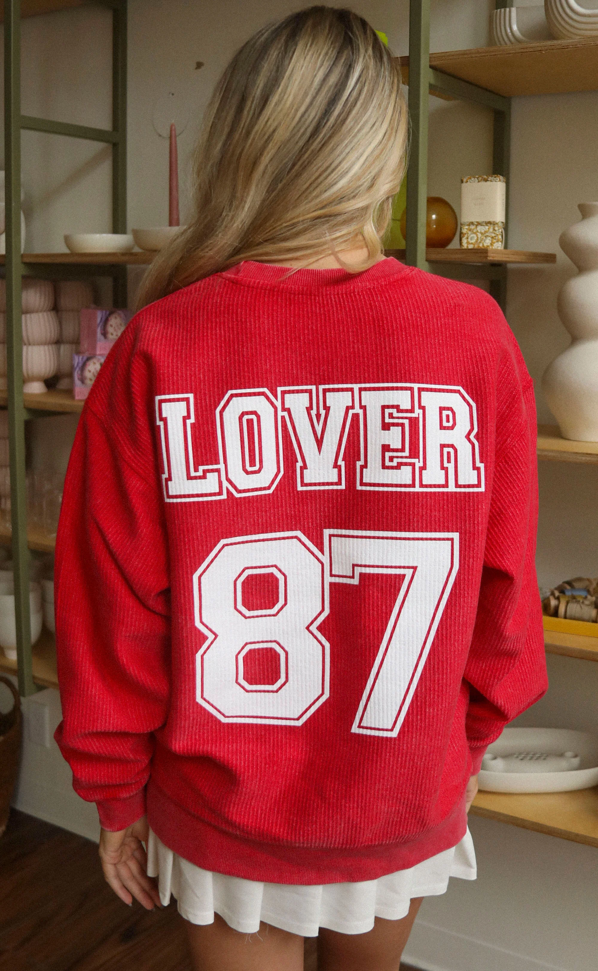 friday + saturday: lover 87 corded sweatshirt - Image 2