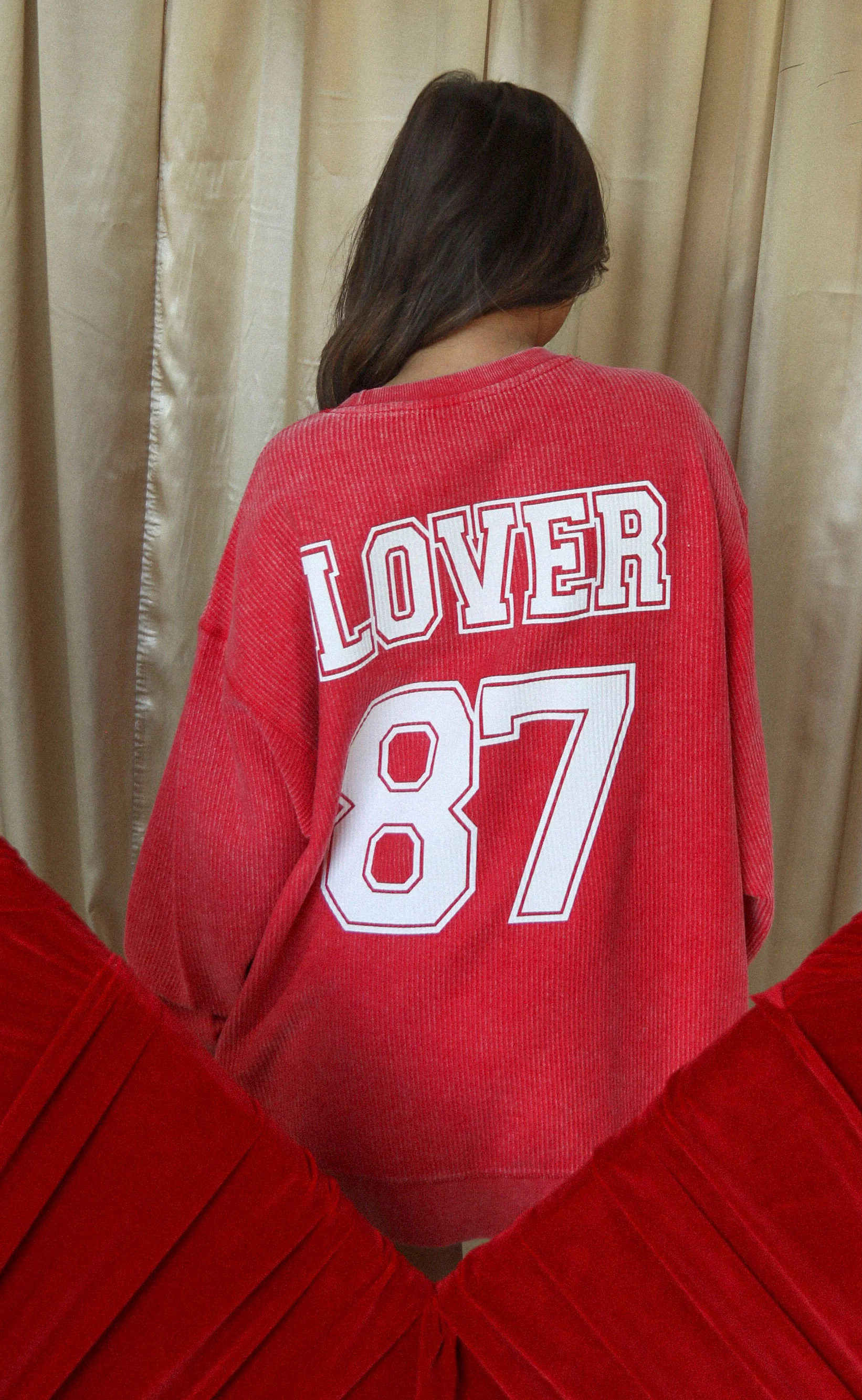friday + saturday: lover 87 corded sweatshirt - Image 9