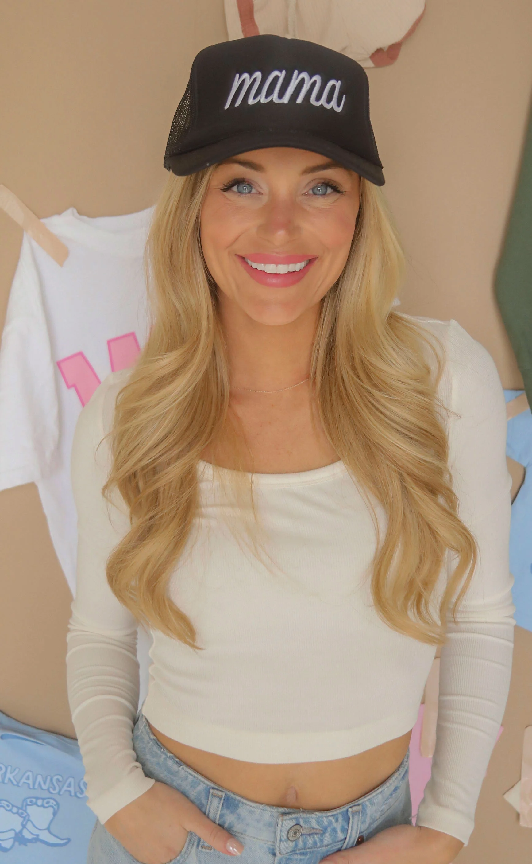 friday + saturday: mama trucker hat - black - Image 2
