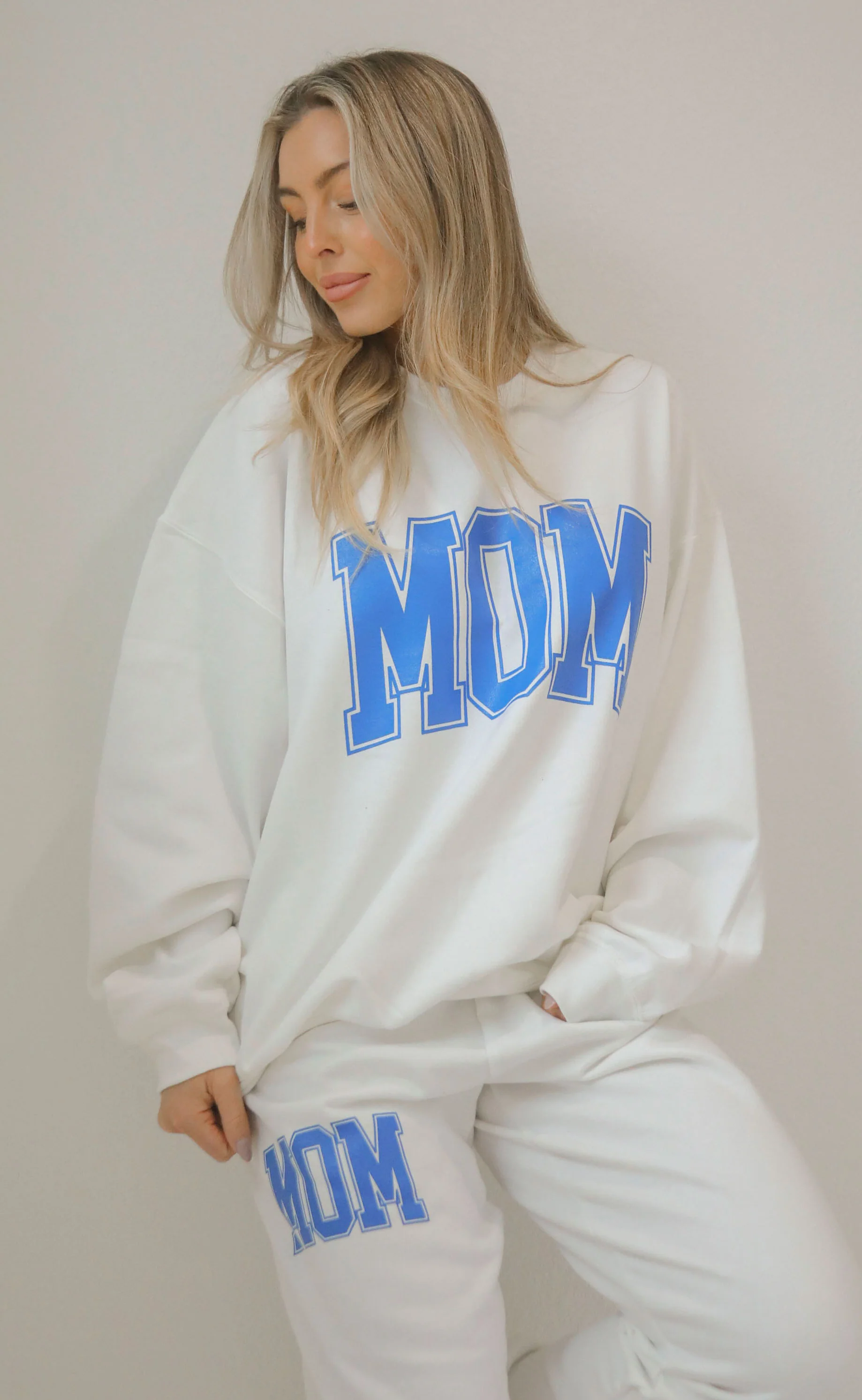friday + saturday: mom sweatpants - blue - Image 2