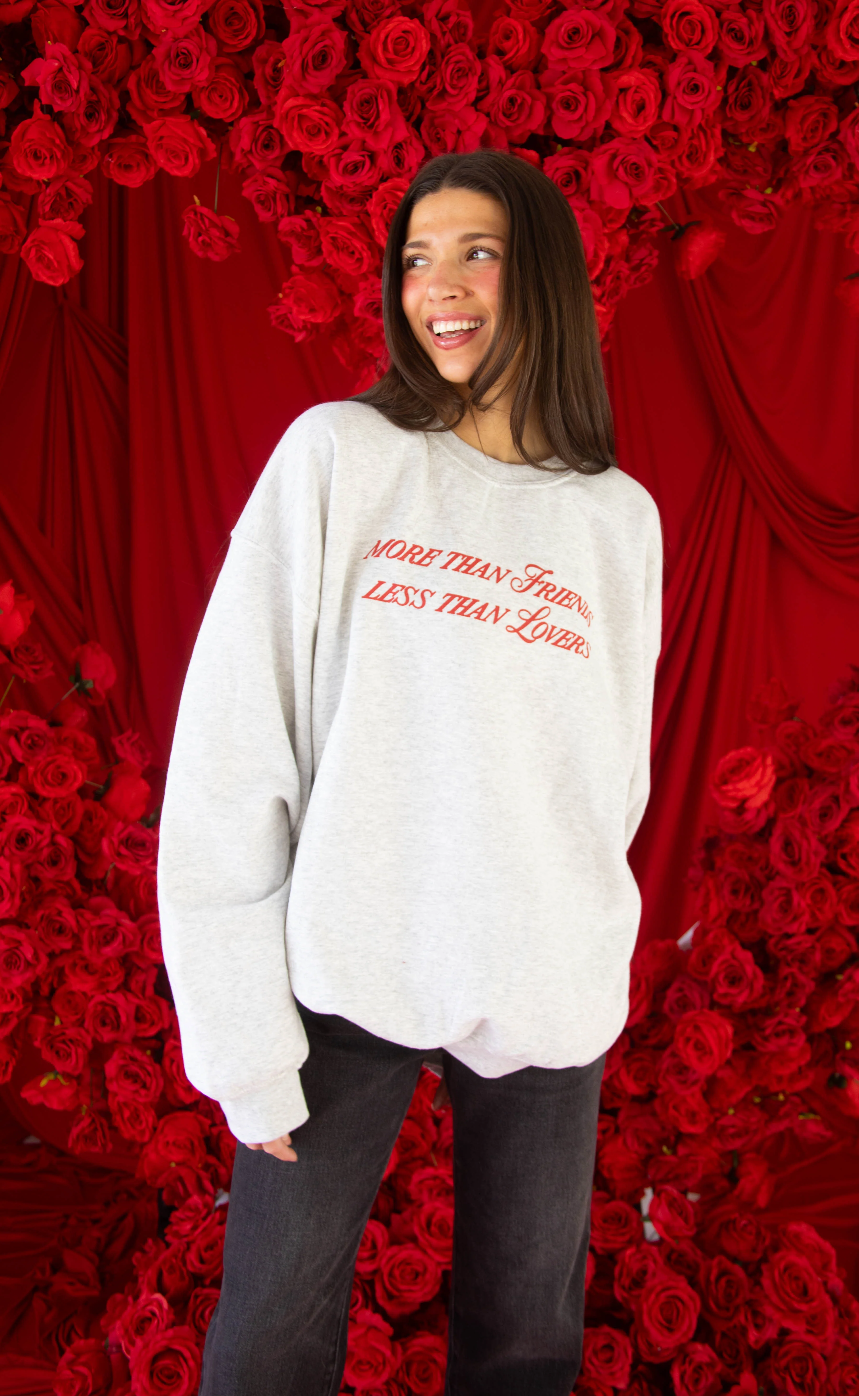 friday + saturday: more than friends sweatshirt - Image 2
