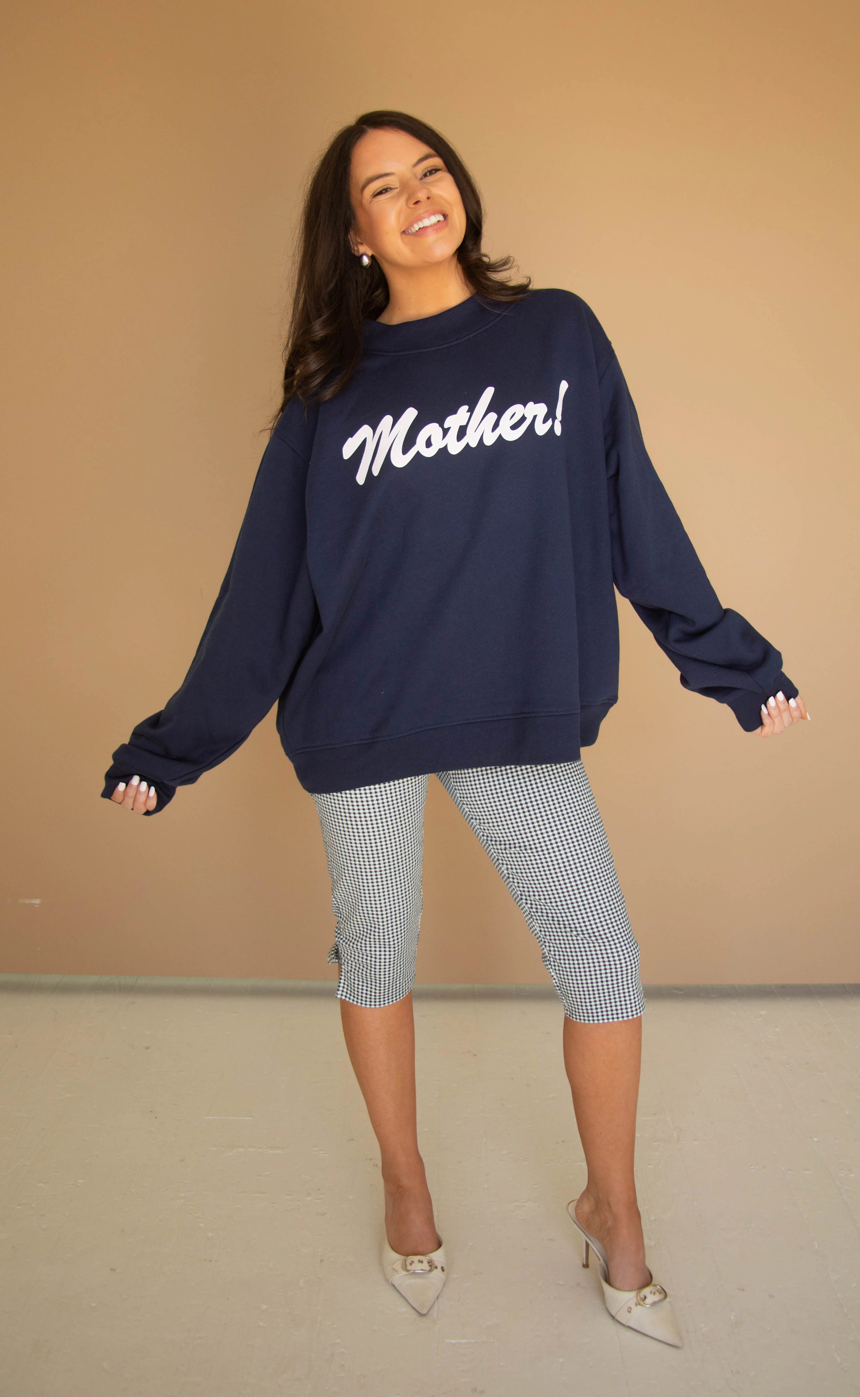 friday + saturday: mother mockneck - navy - Image 2