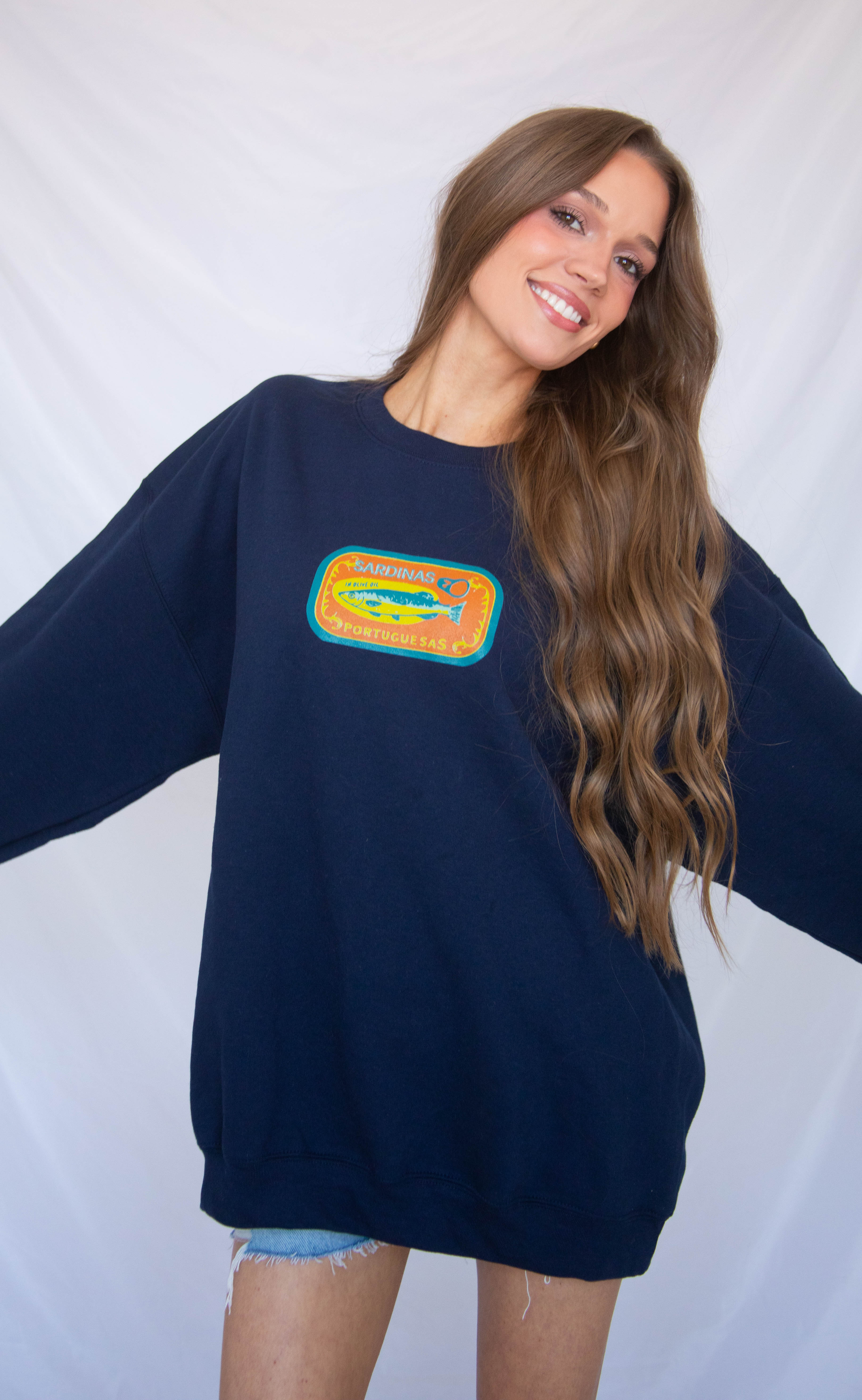 friday + saturday: sardines sweatshirt - Image 2