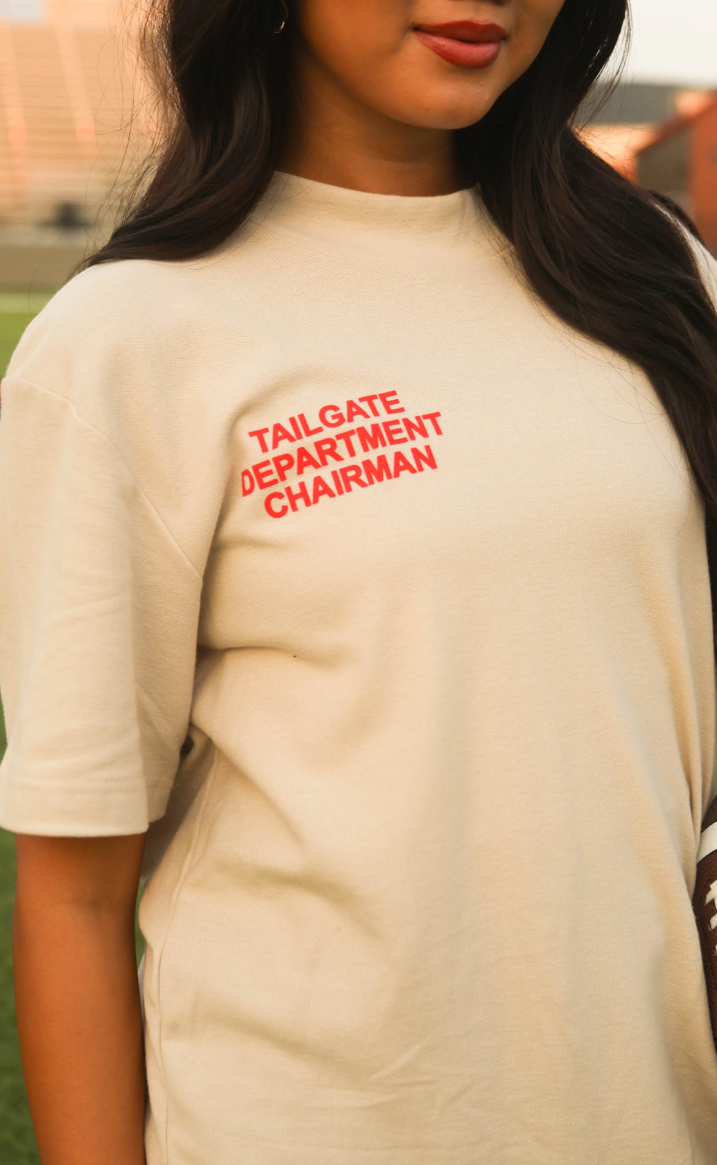 friday + saturday: tailgate department chairman t shirt - Image 3