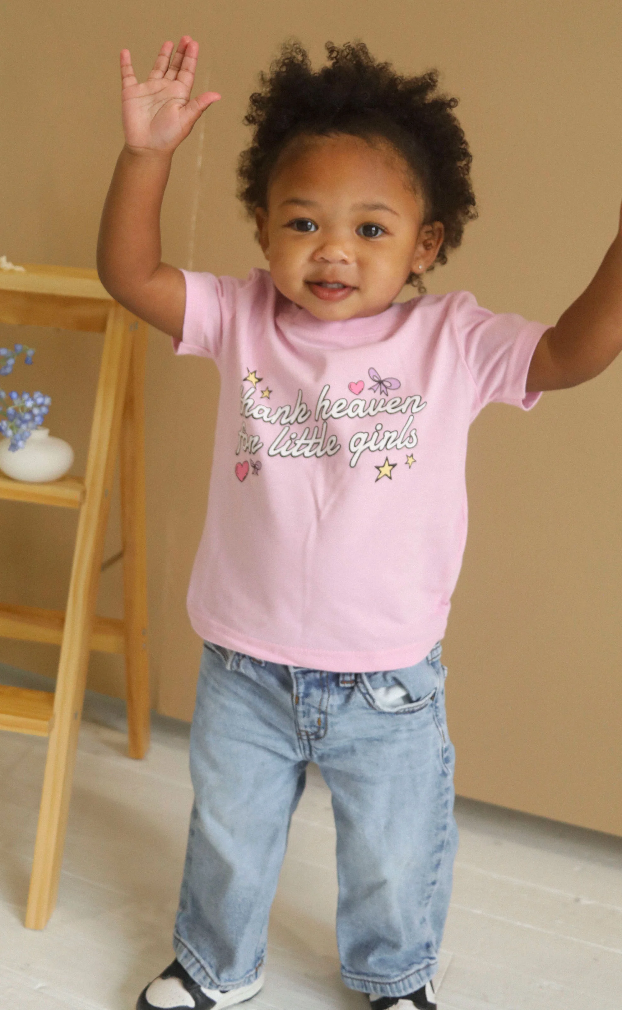 friday + saturday: thank heaven for little girls tee (baby) - Image 2