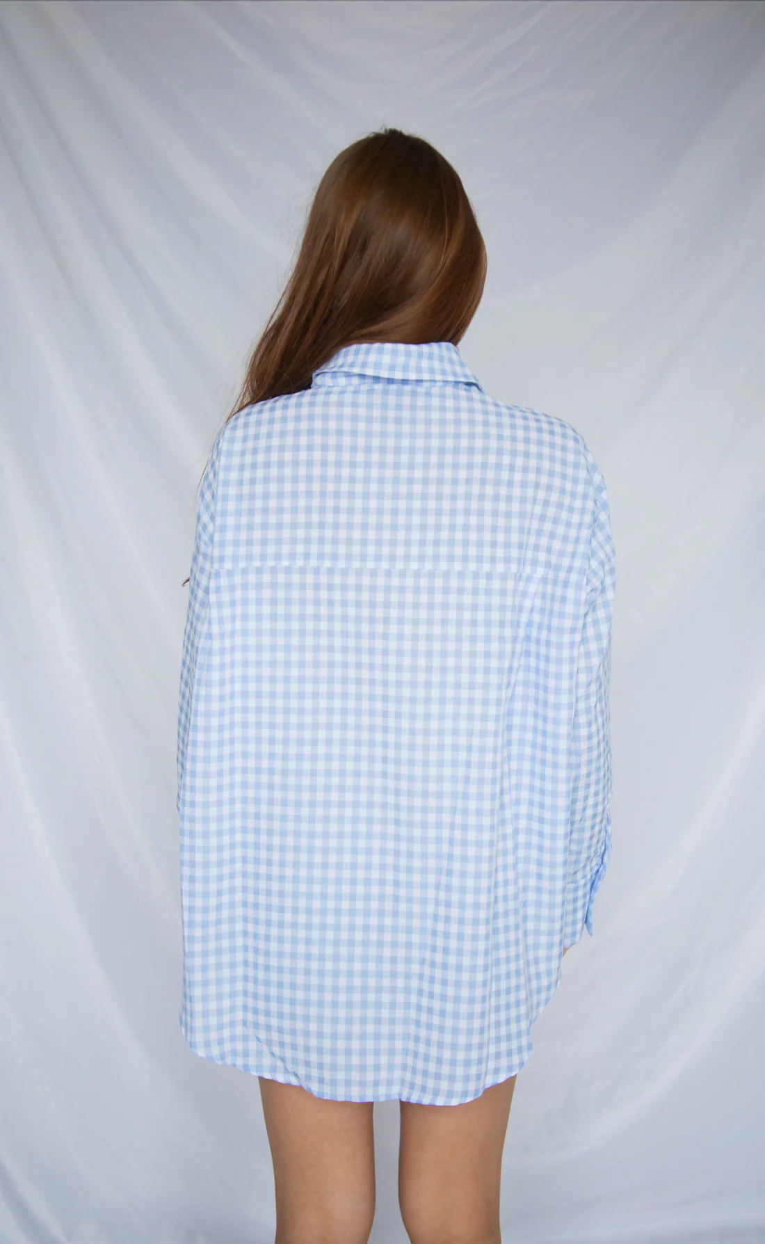 going gingham button down - blue - Image 3