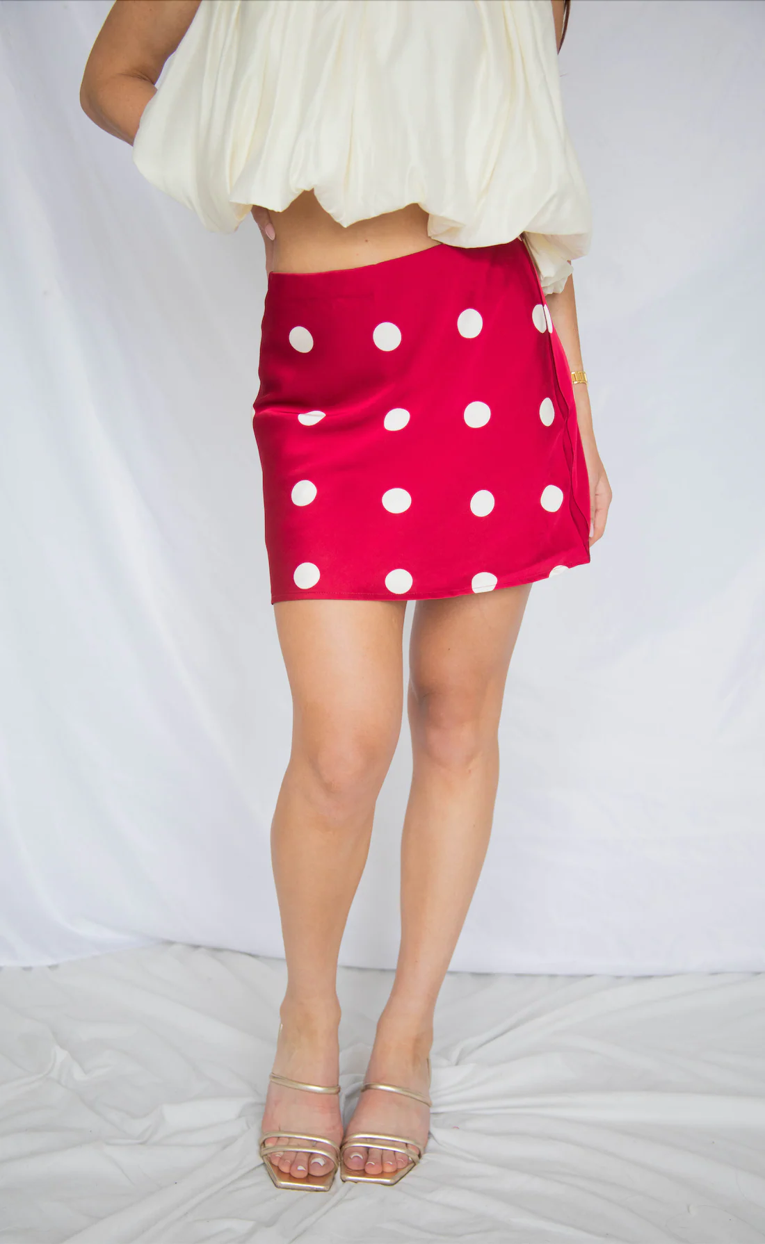 inside edition polka dot mini skirt - Image 2