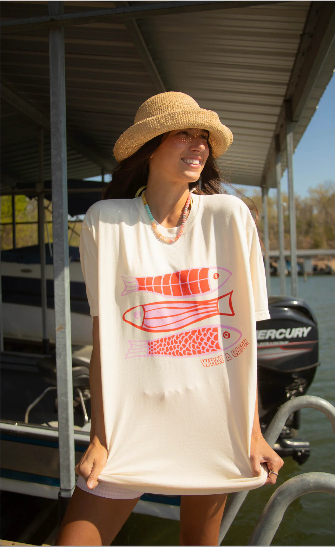 charlie southern: what a catch fish tee - Image 2