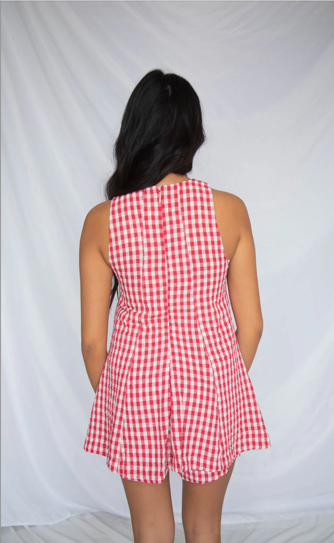 heading down south gingham romper - Image 3