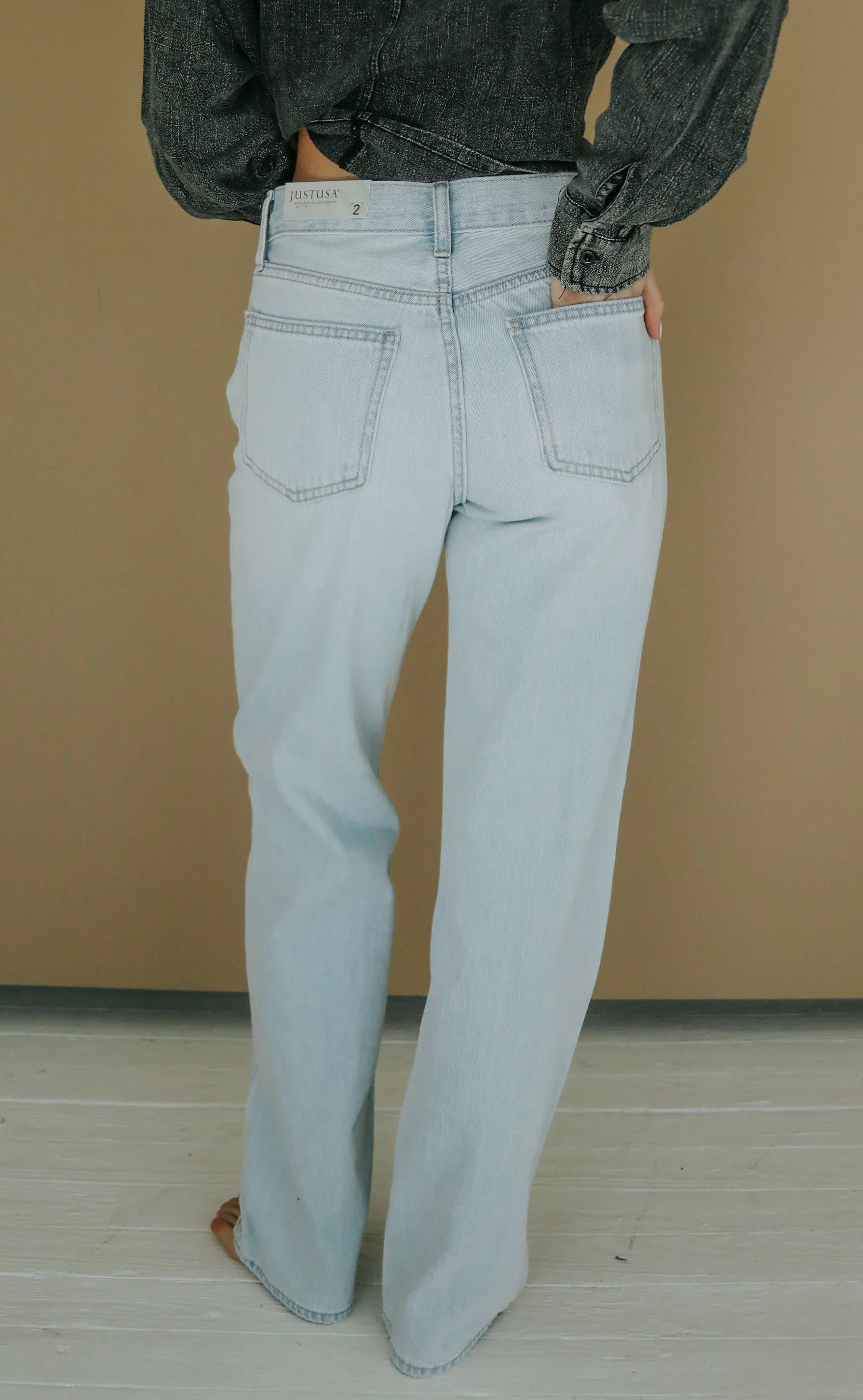 love the game slouch denim - Image 2