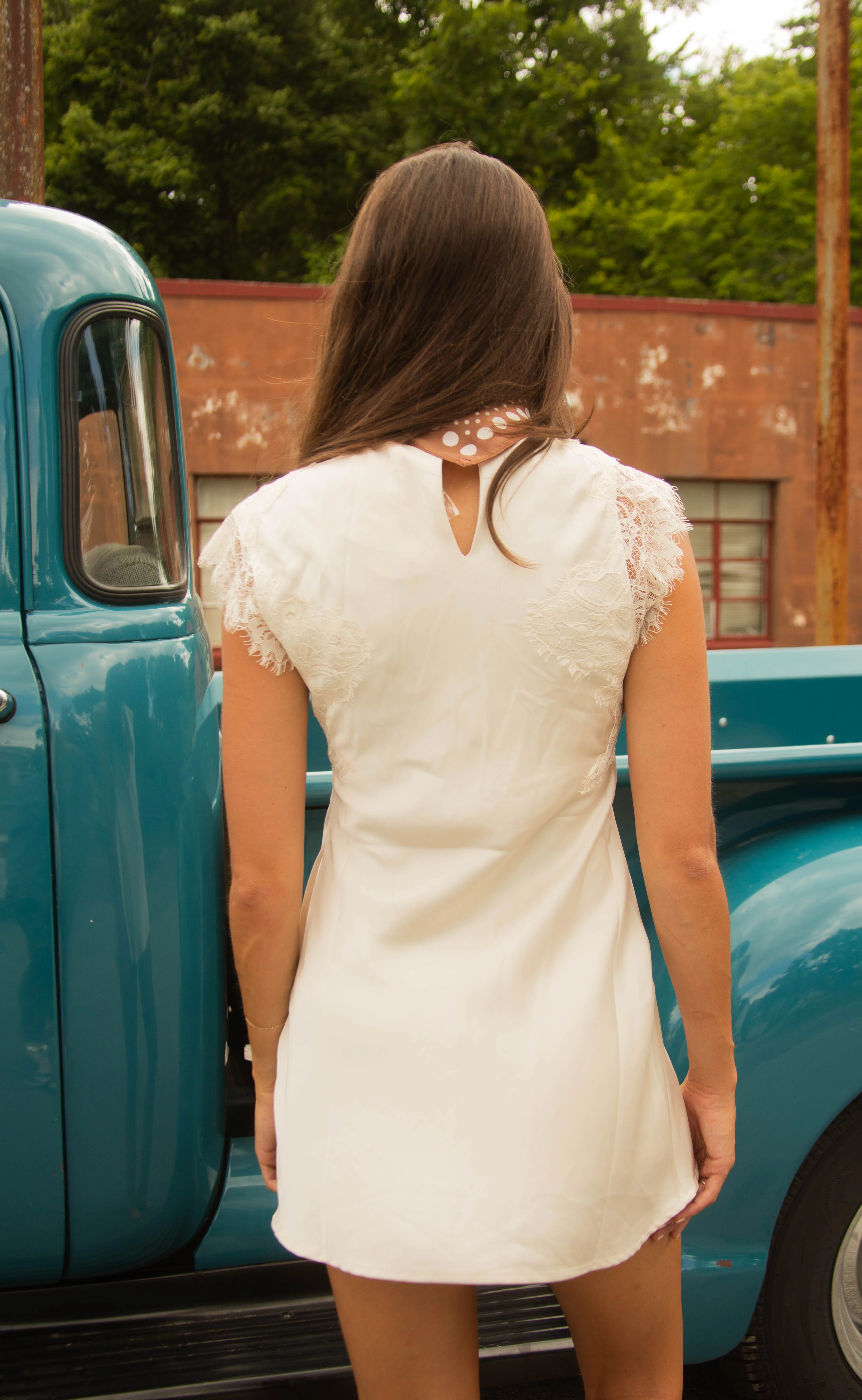 make an impression lace mini dress - Image 4