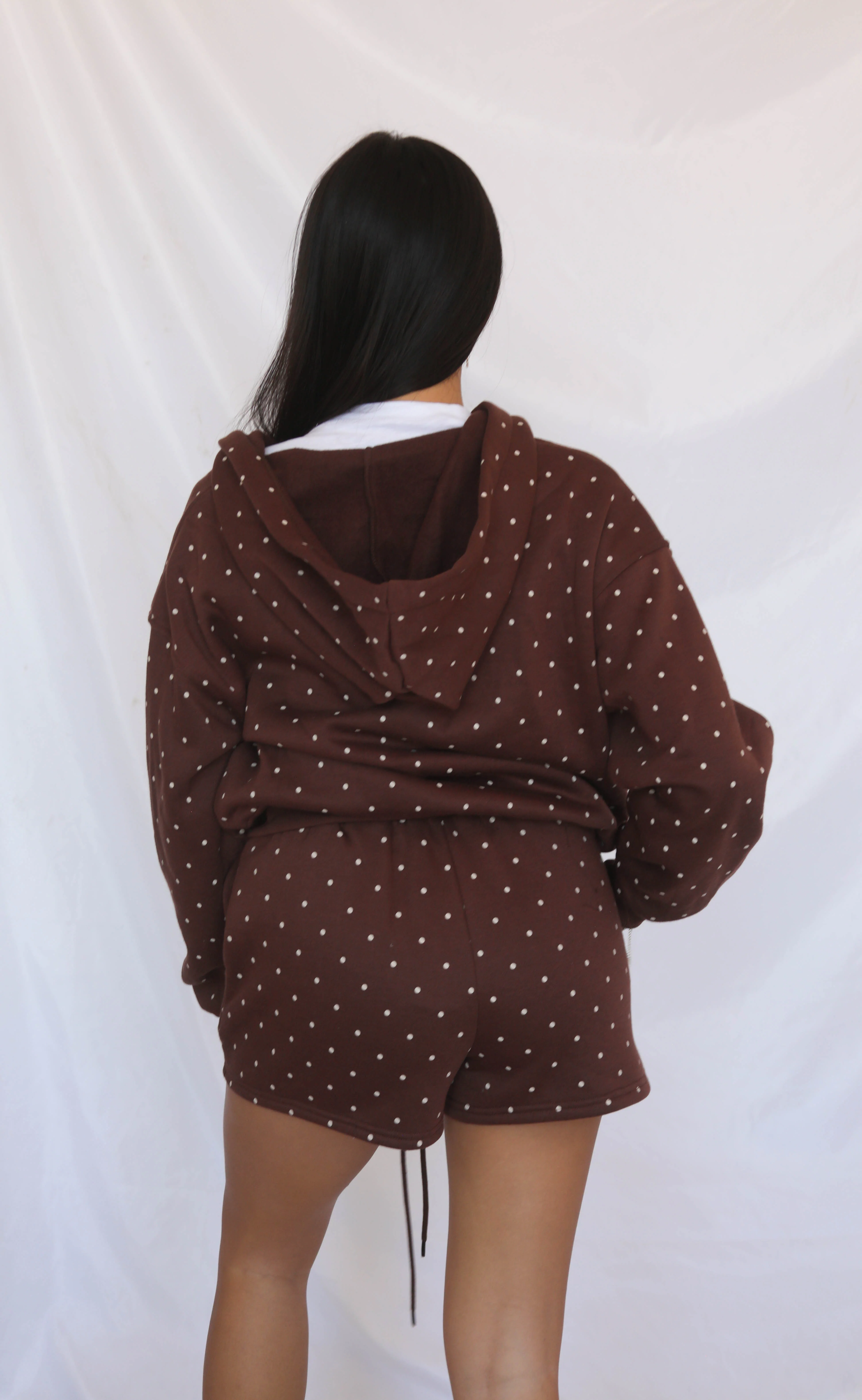 mocha polka dot set - Image 3