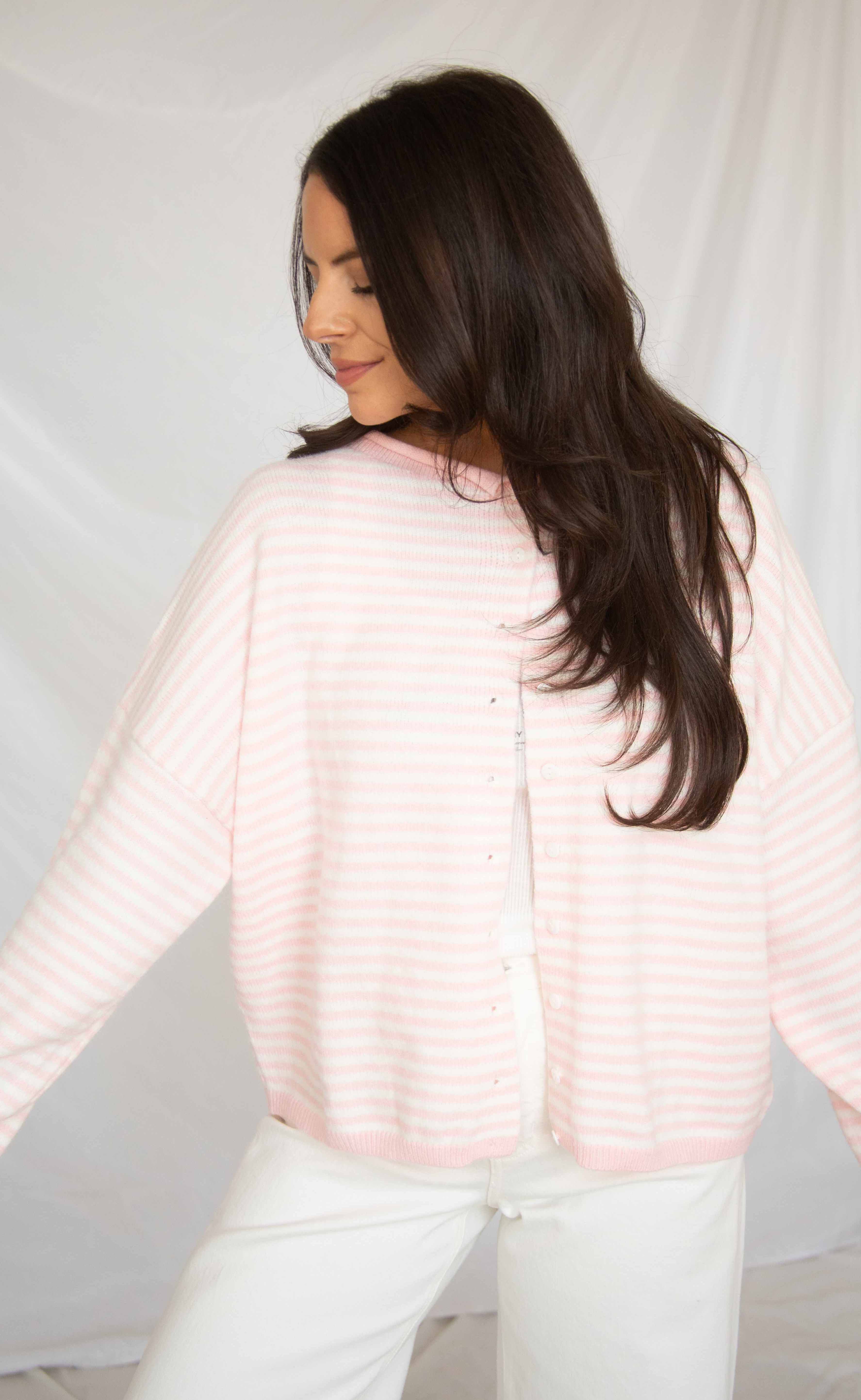 not over you cardigan - pink - Image 2