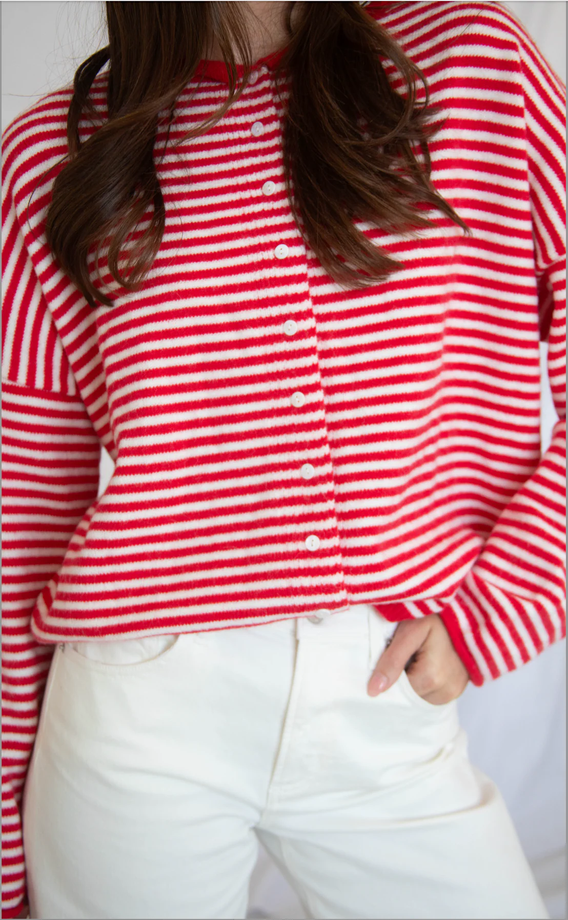 not over you cardigan - red - Image 2