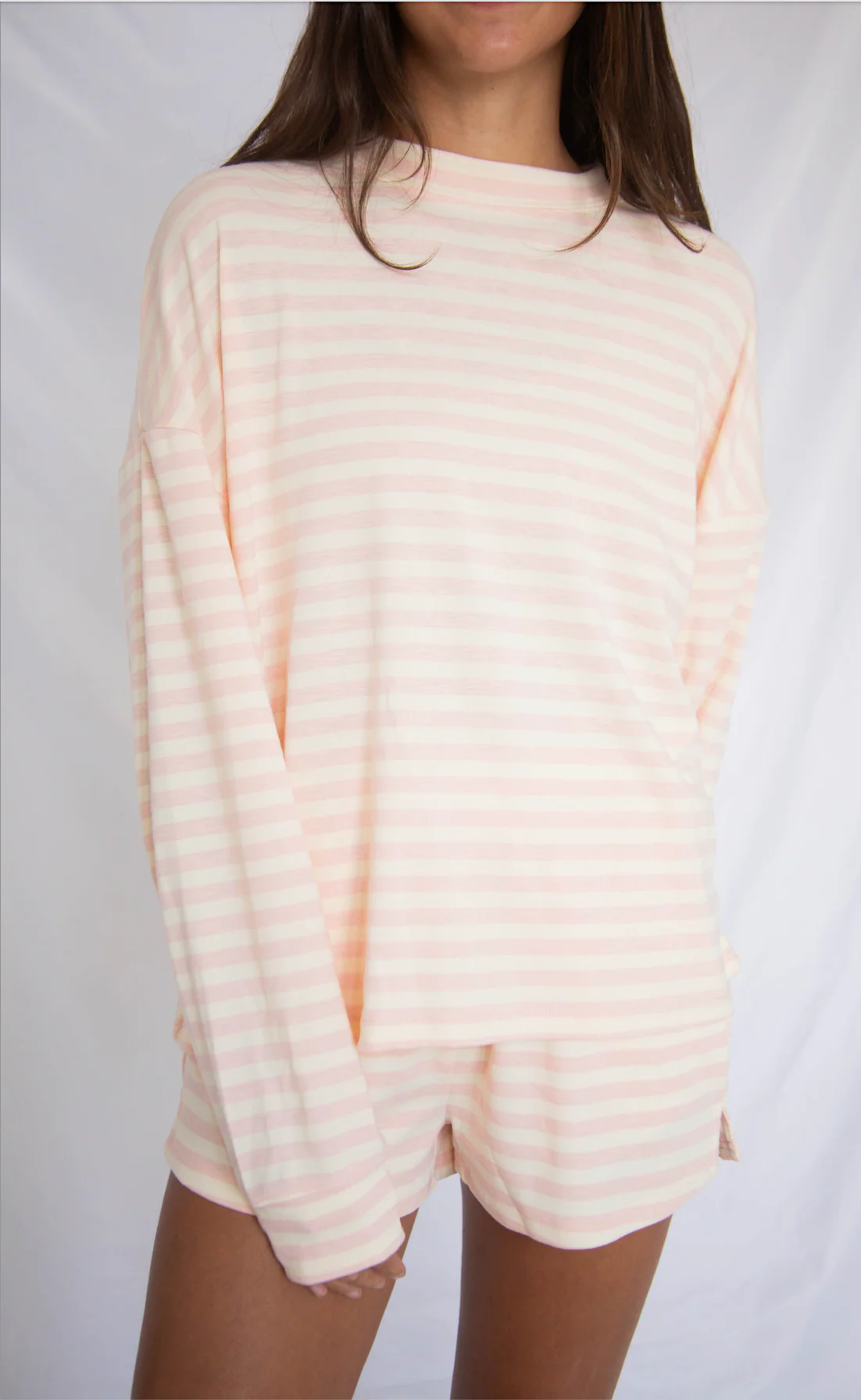not over you striped set - pink - Image 2