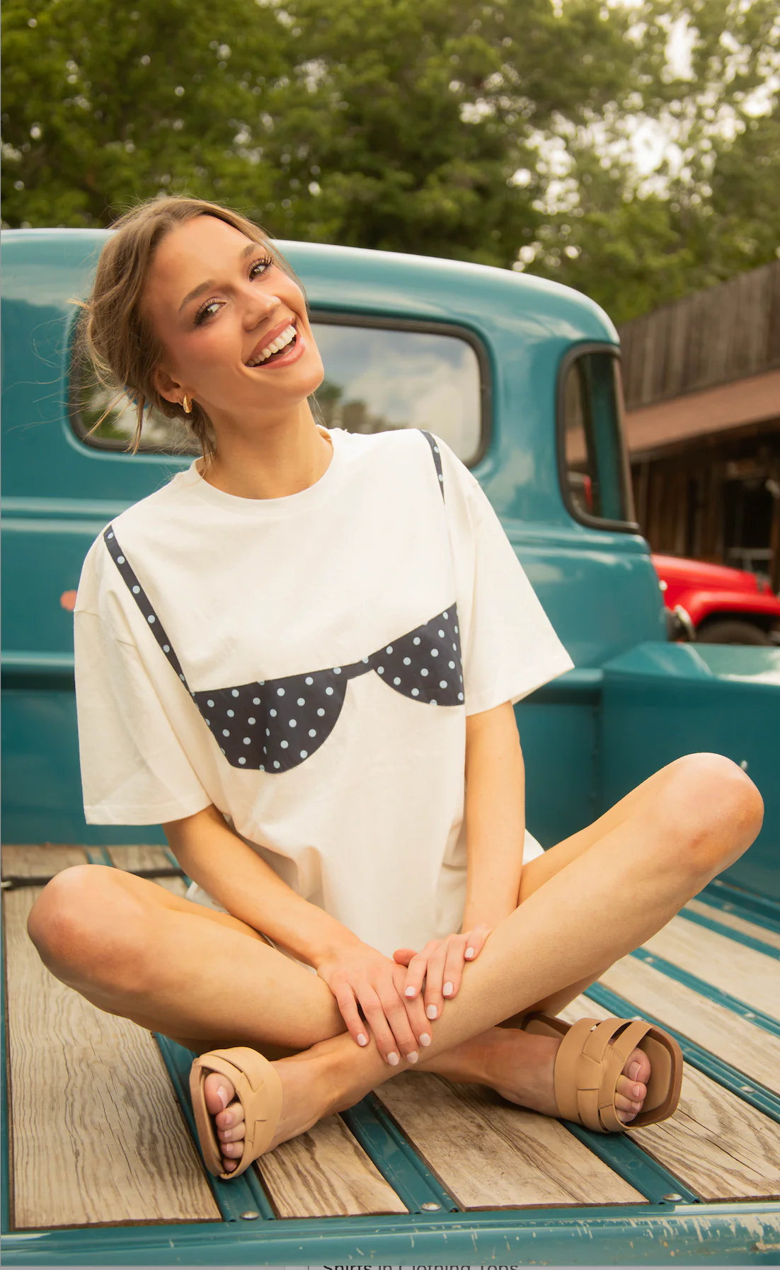 ocean drive polka dot bikini tee - Image 2