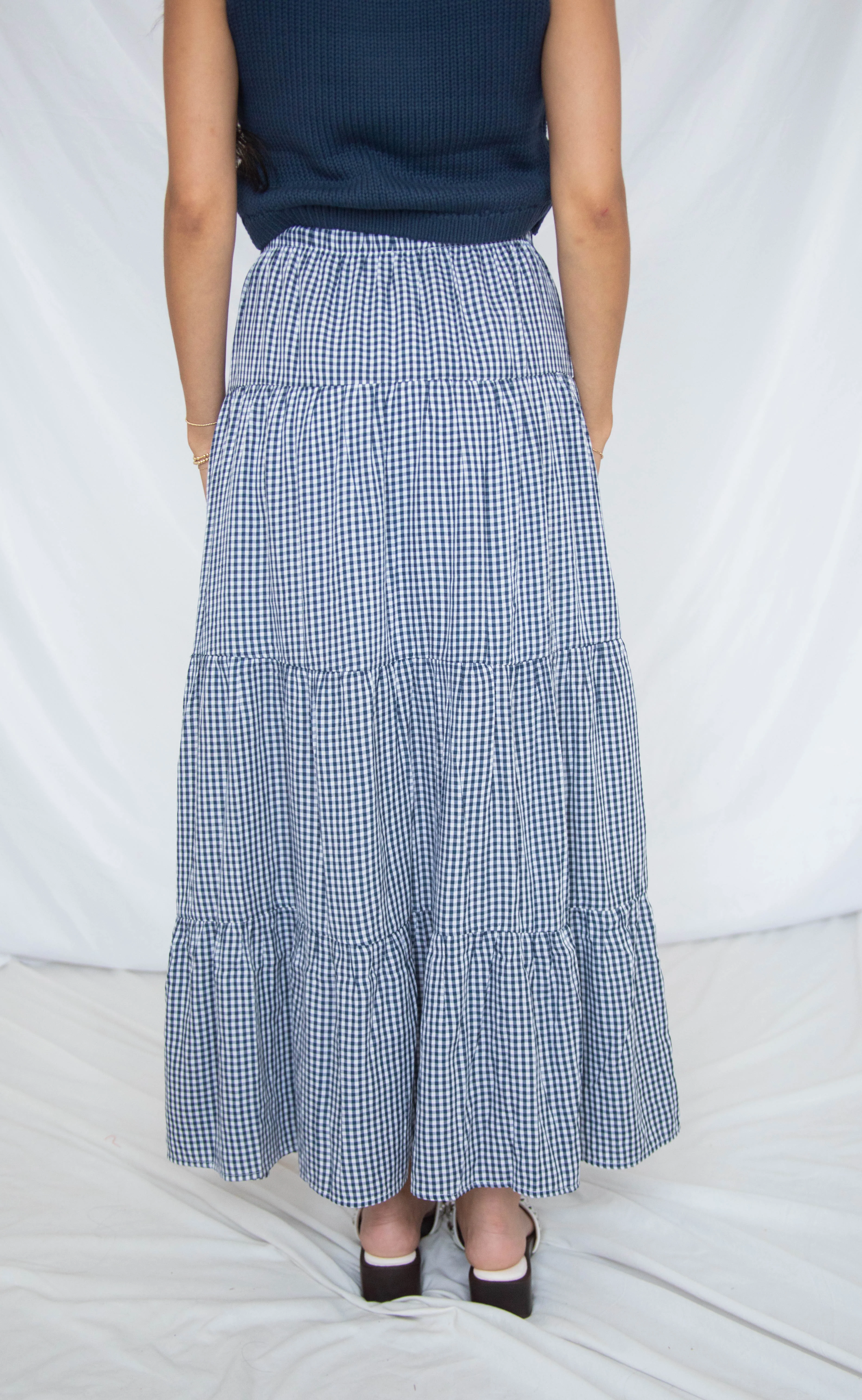 remember me gingham maxi skirt - Image 5