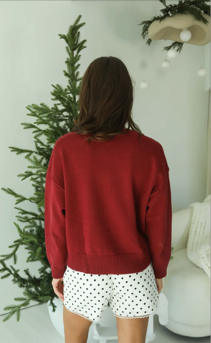 santa teddy bear sweater - Image 3