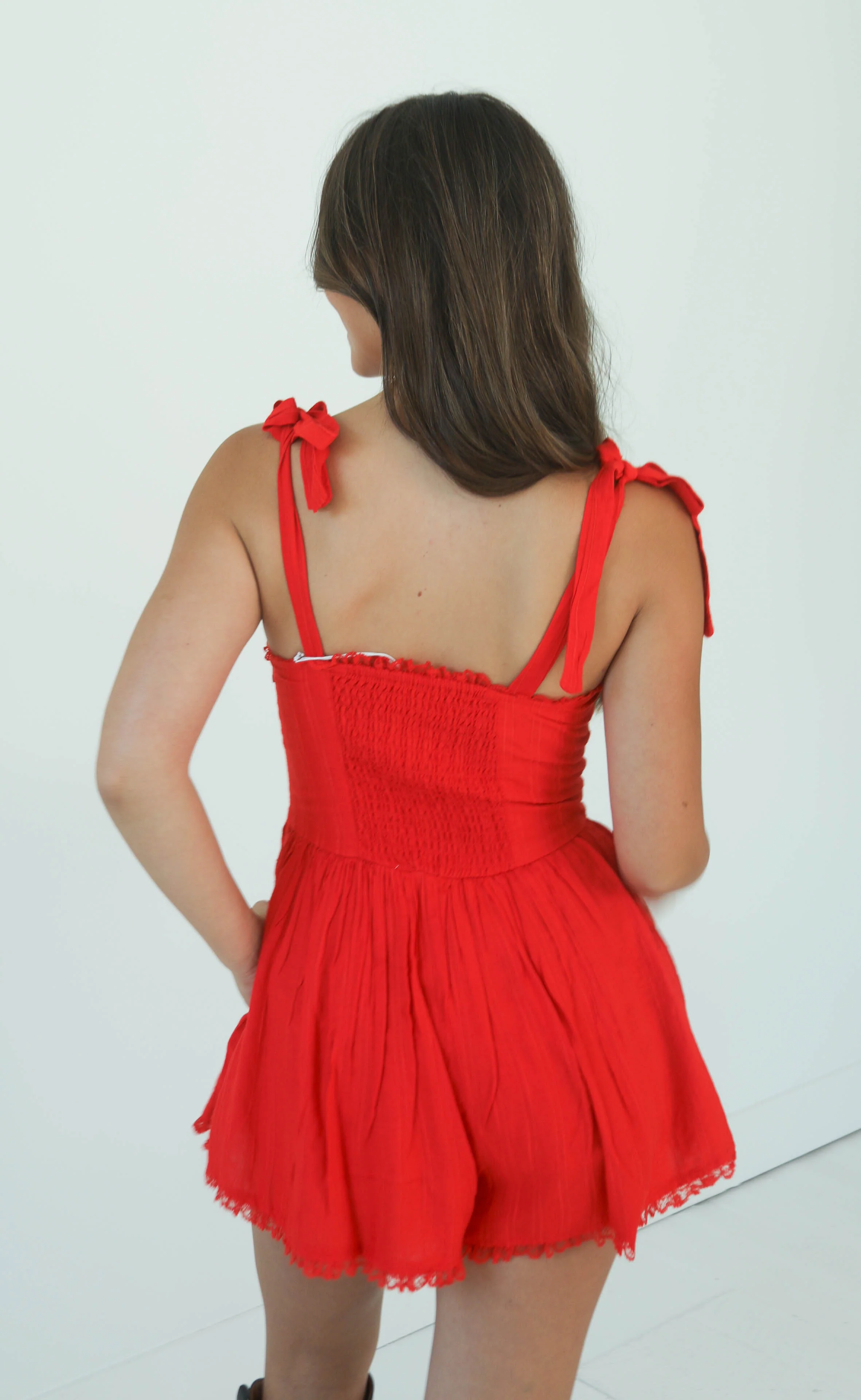 show me your mumu: regal romper - red - Image 4