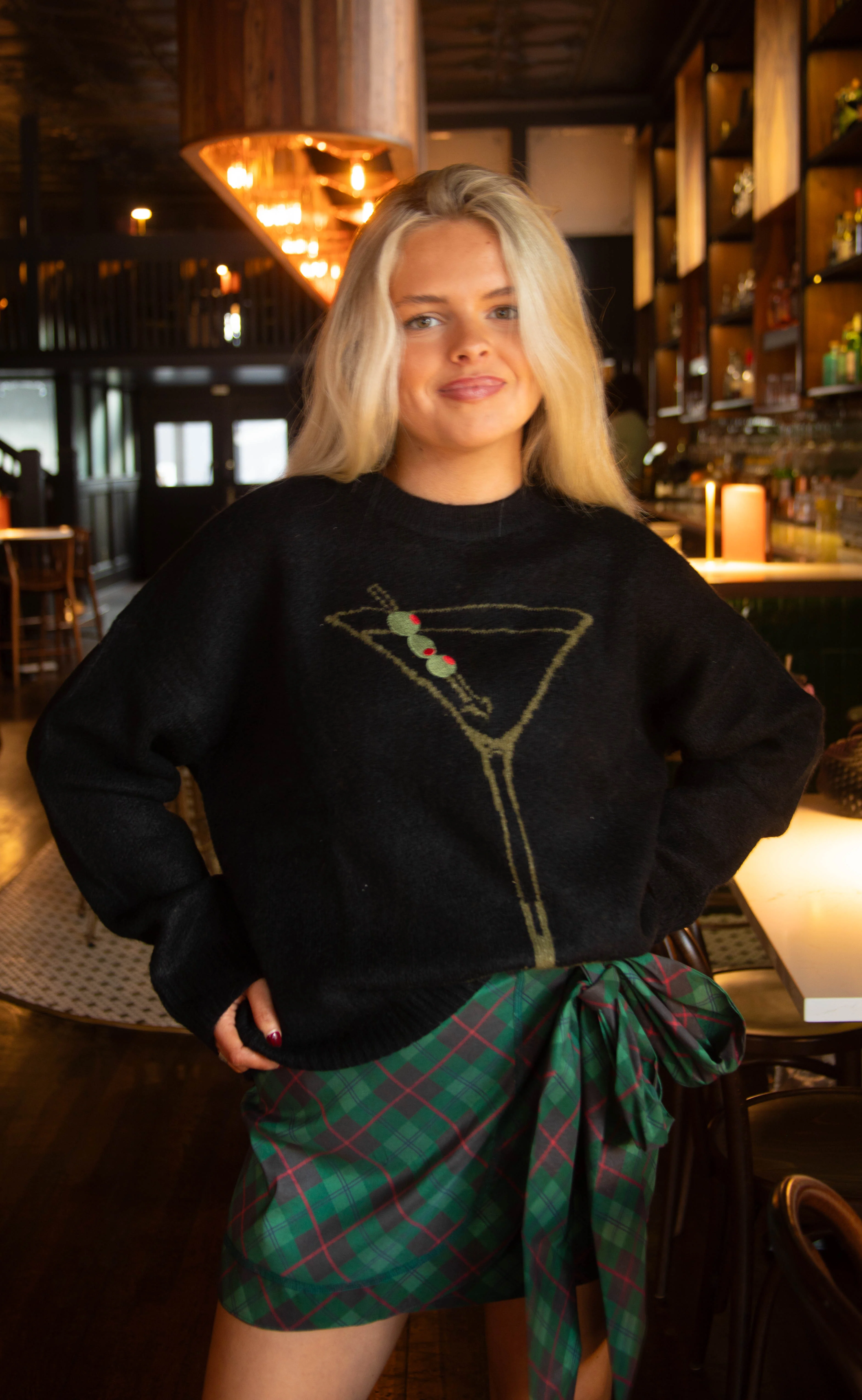 show me your mumu: settle in sweater - dirty martini knit - Image 2