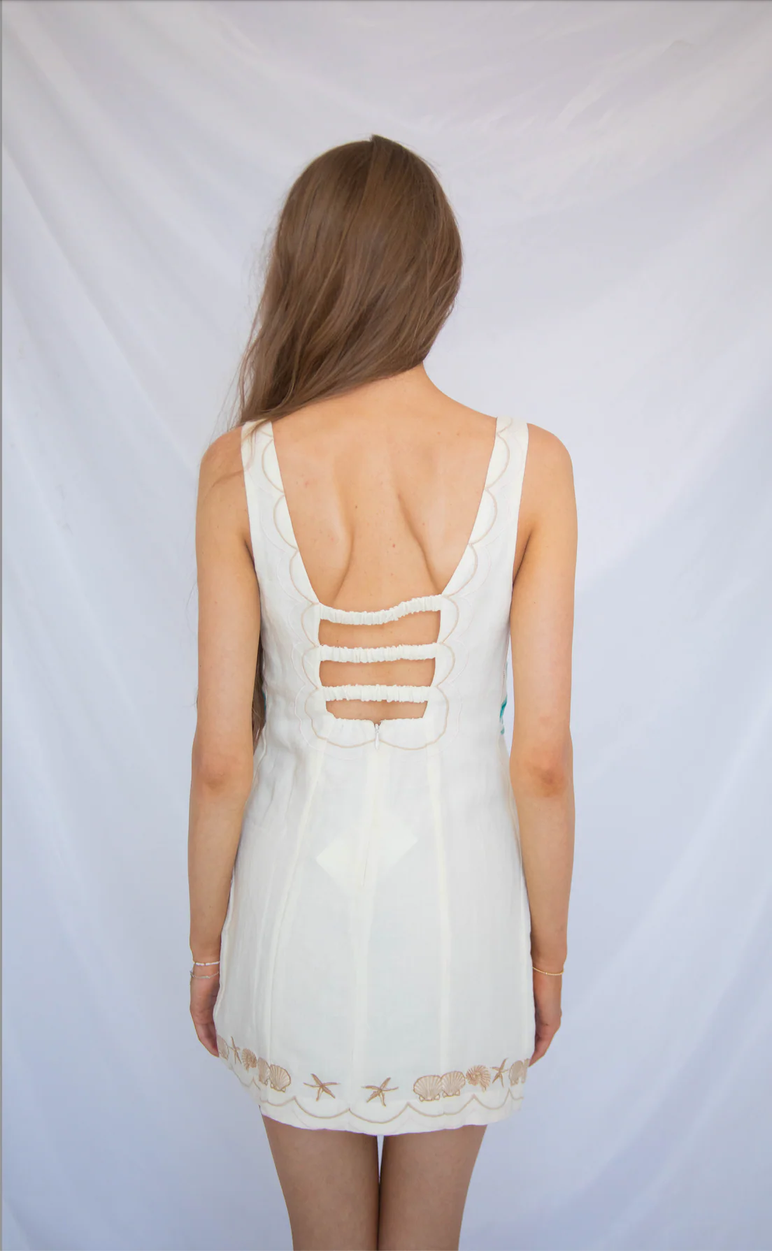 show me your mumu: steph mini dress - beachfront embroidery - Image 4