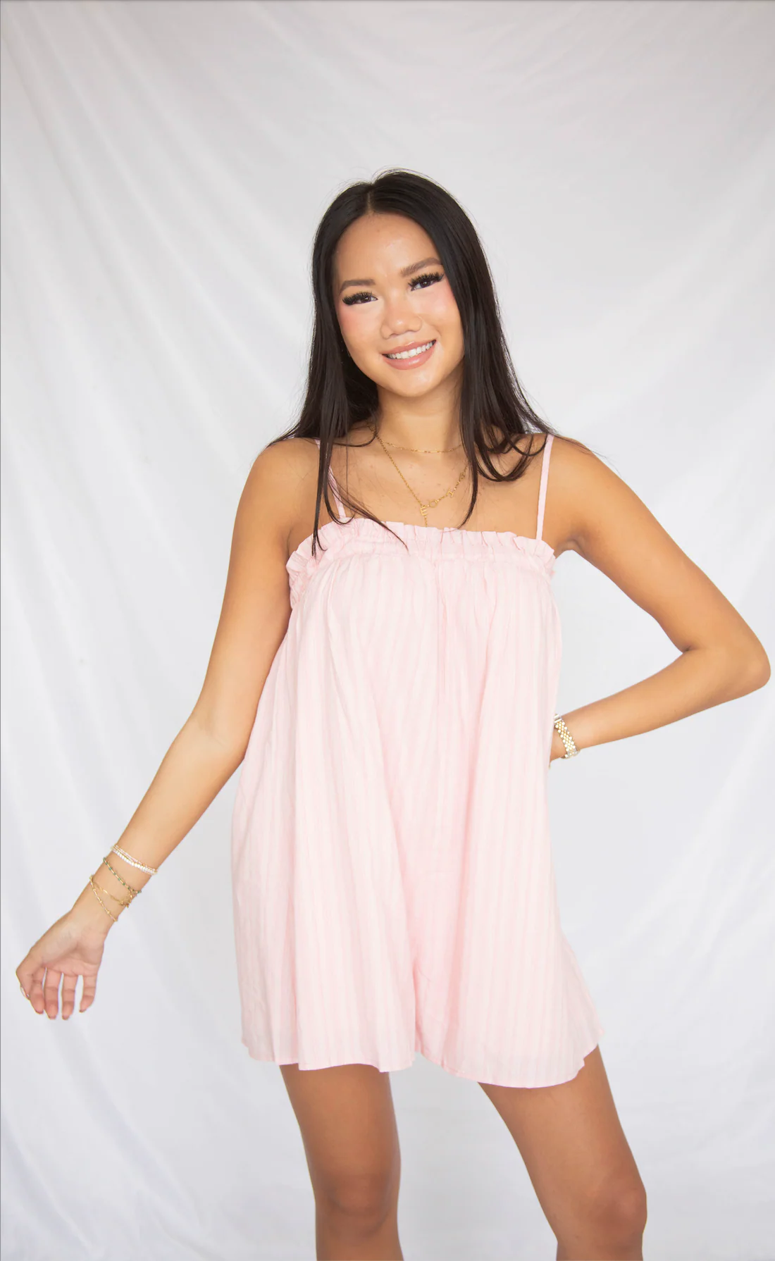 daylight striped romper - Image 2